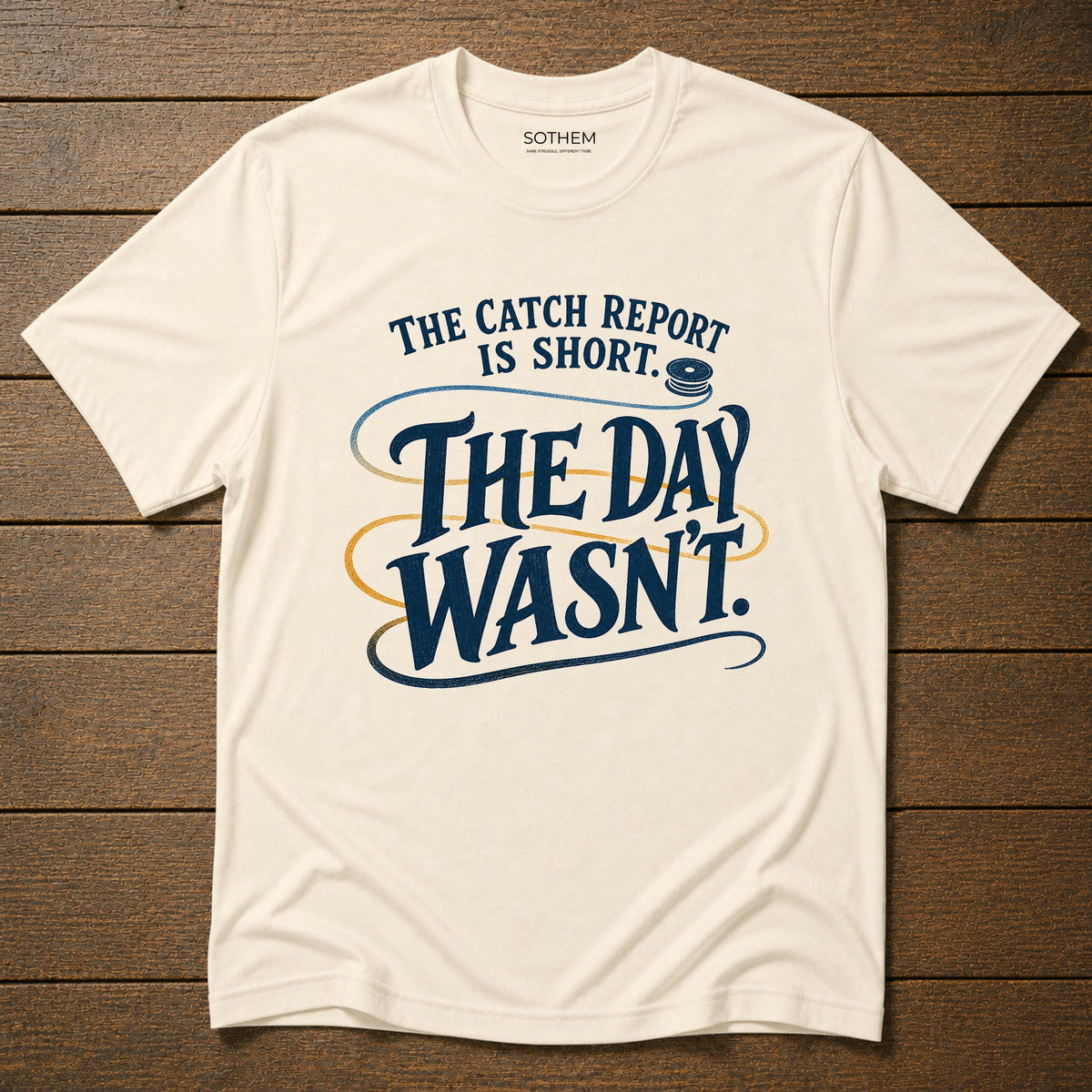 Short Catch Report Fishing Tee