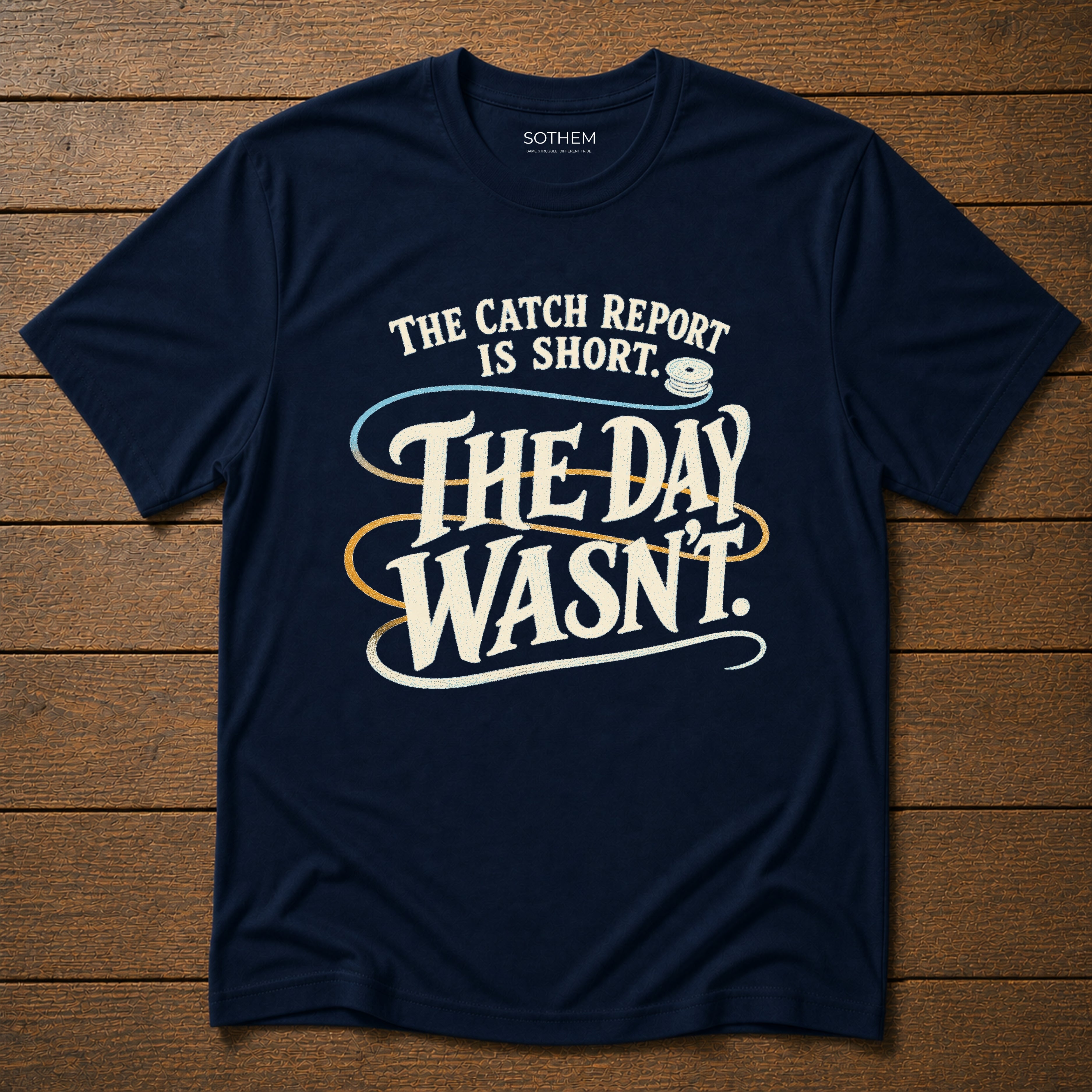 Short Catch Report Fishing Tee
