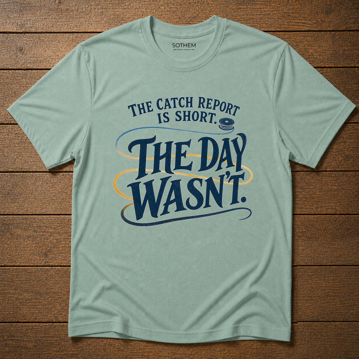 Short Catch Report Fishing Tee
