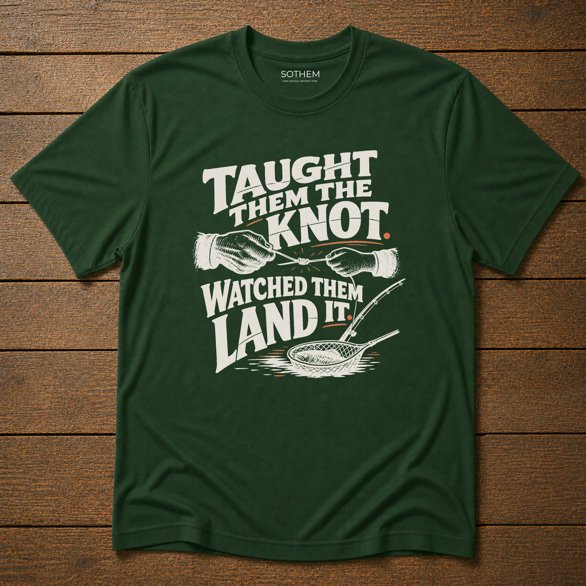 Watched Them Land It Fishing Tee