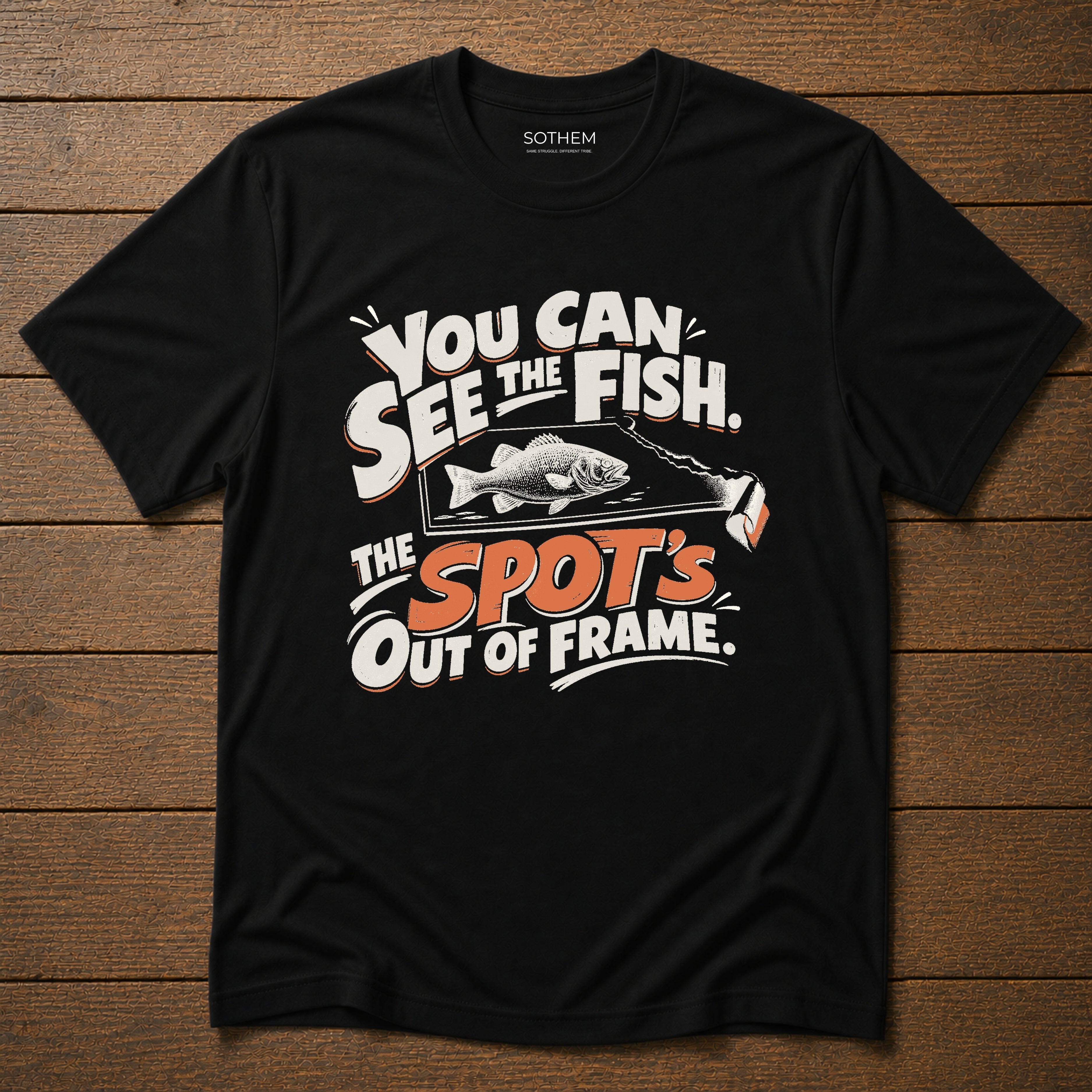 Out of Frame Fishing Tee