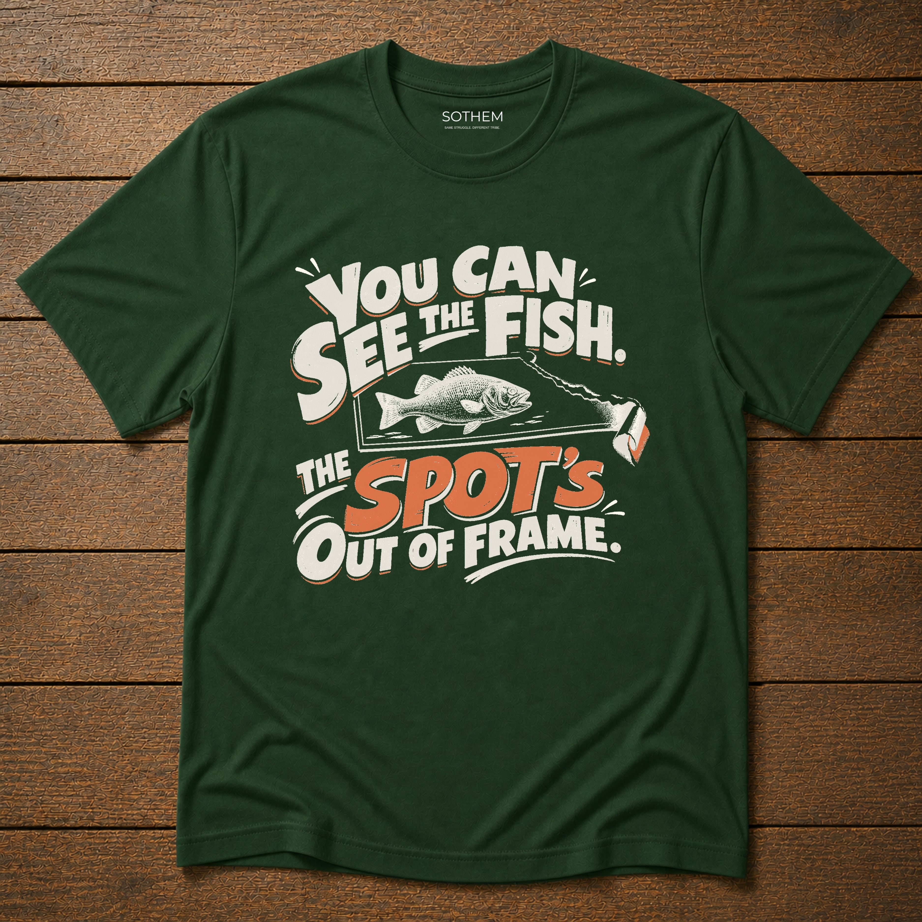 Out of Frame Fishing Tee