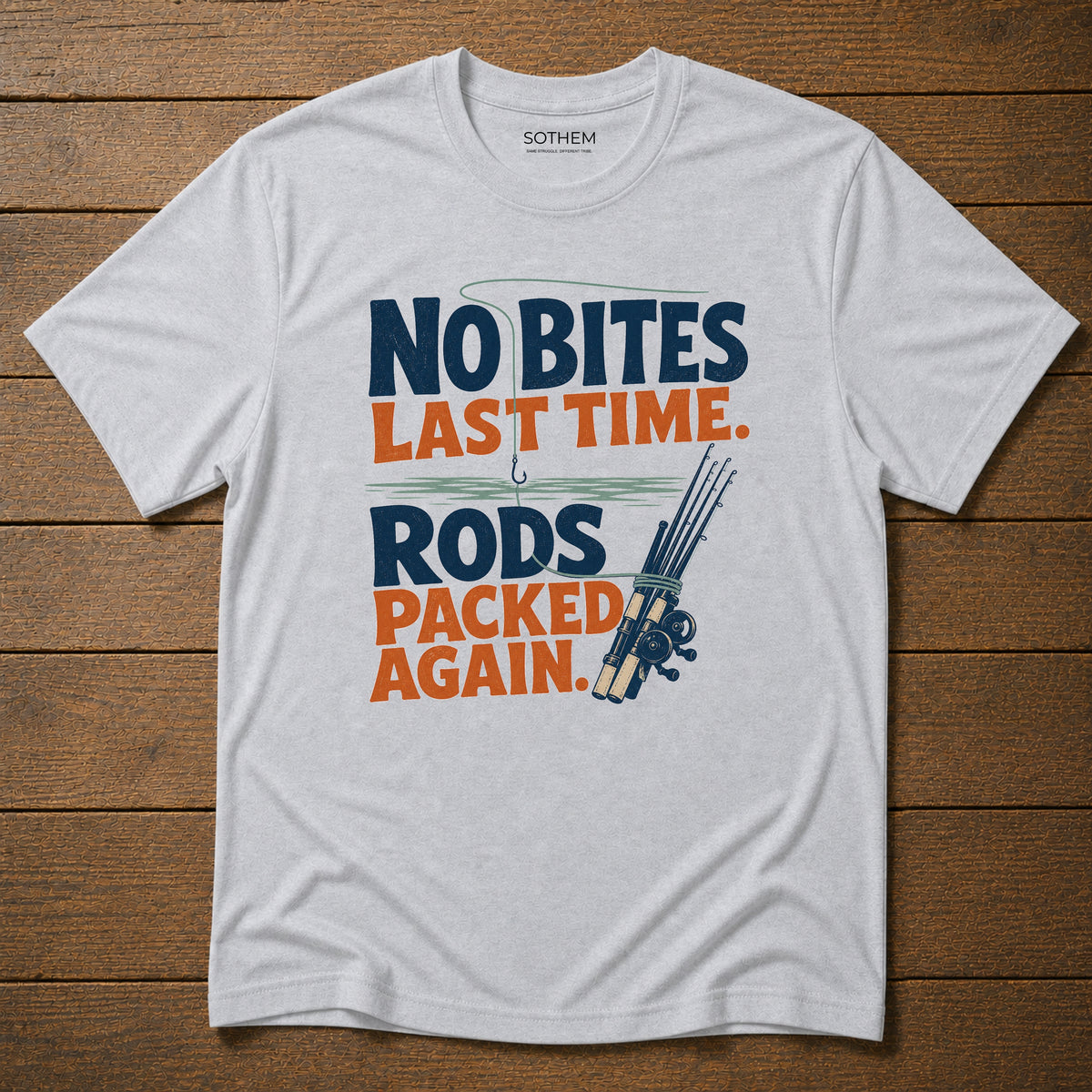 Rods Packed Again Fishing Tee