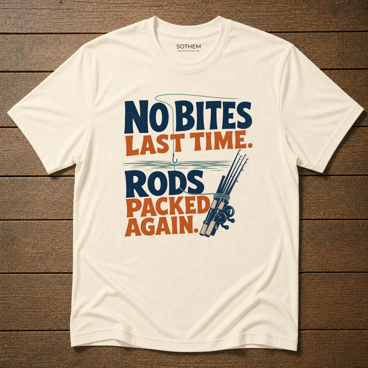 Rods Packed Again Fishing Tee