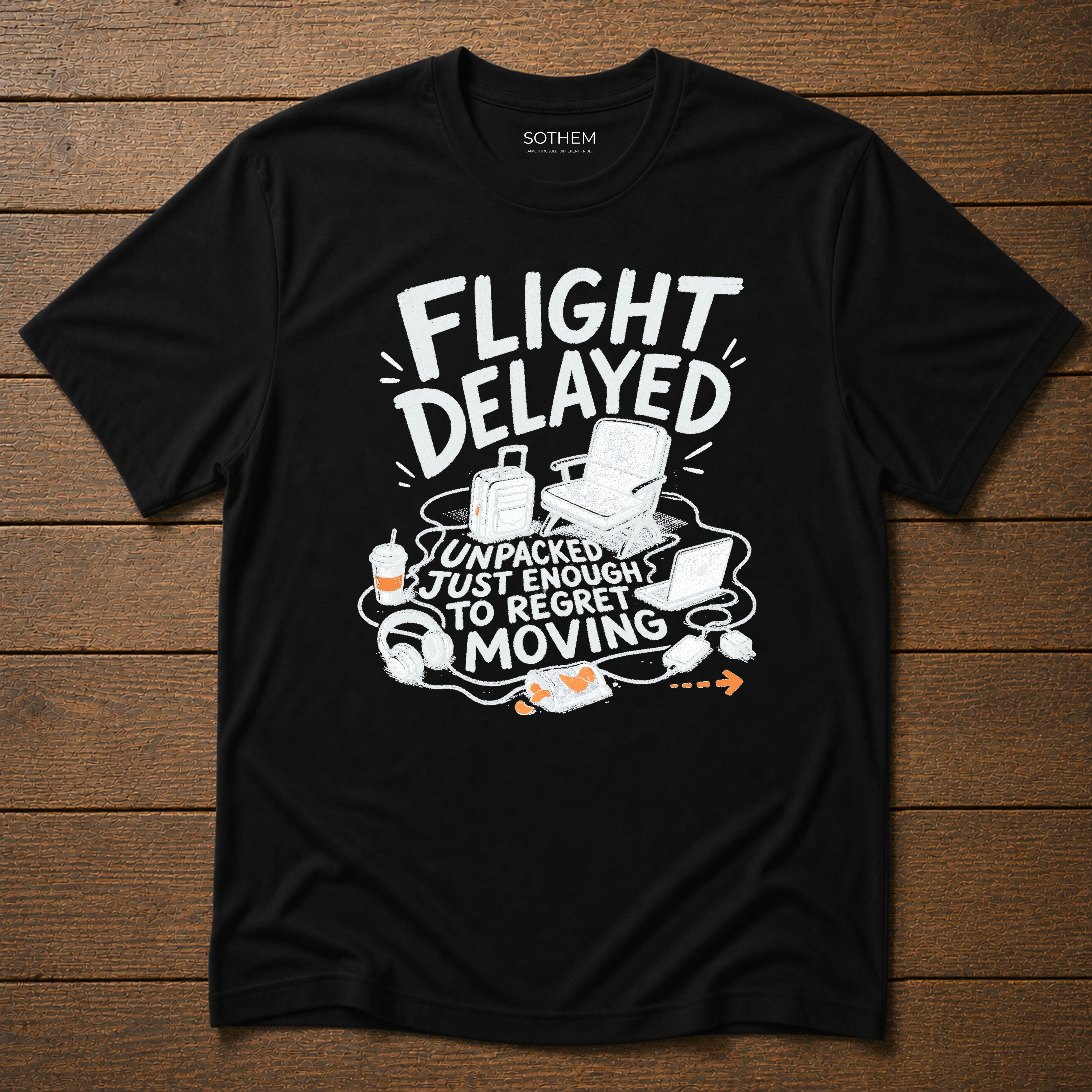 Flight Delay Gate Nest Tee