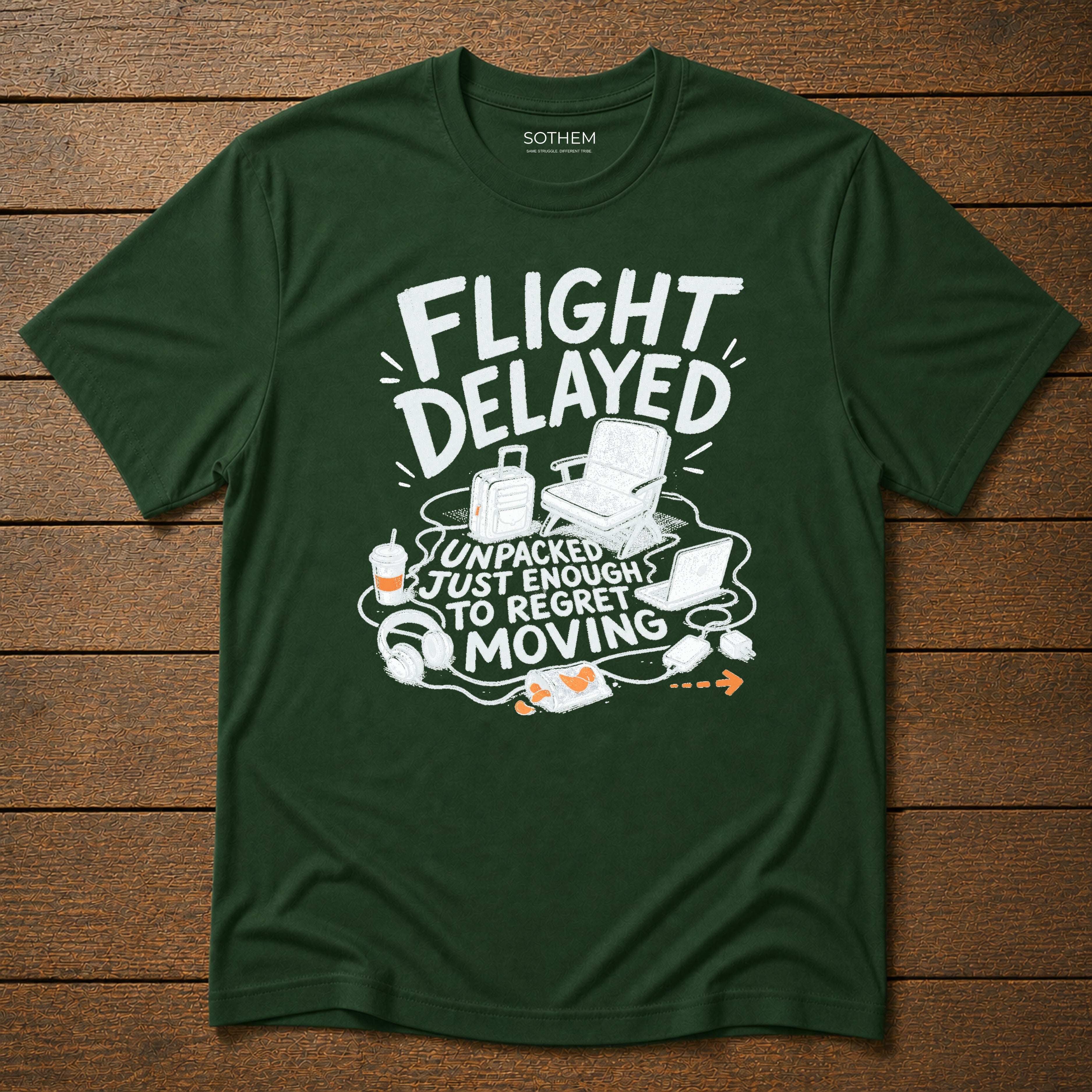 Flight Delay Gate Nest Tee