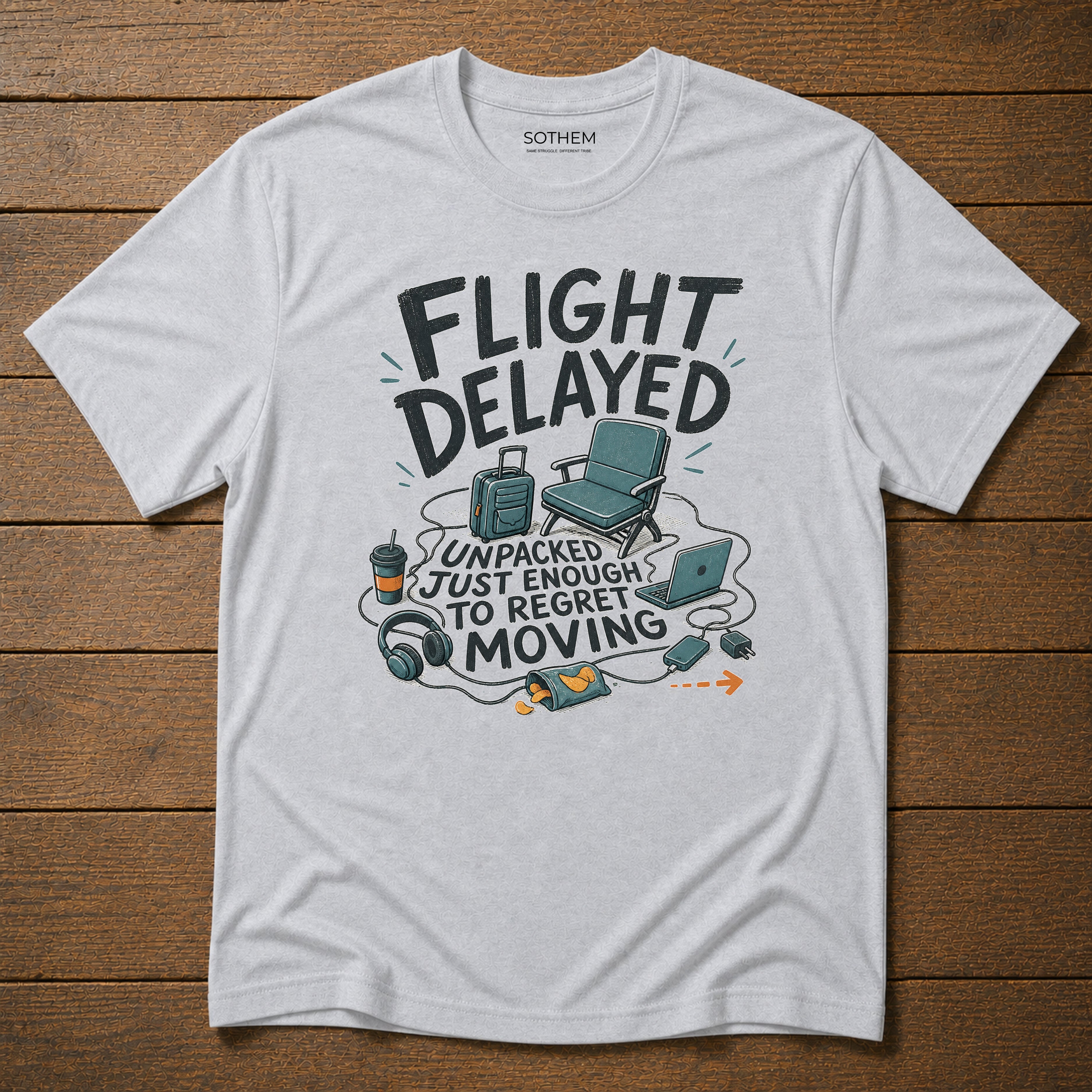 Flight Delay Gate Nest Tee