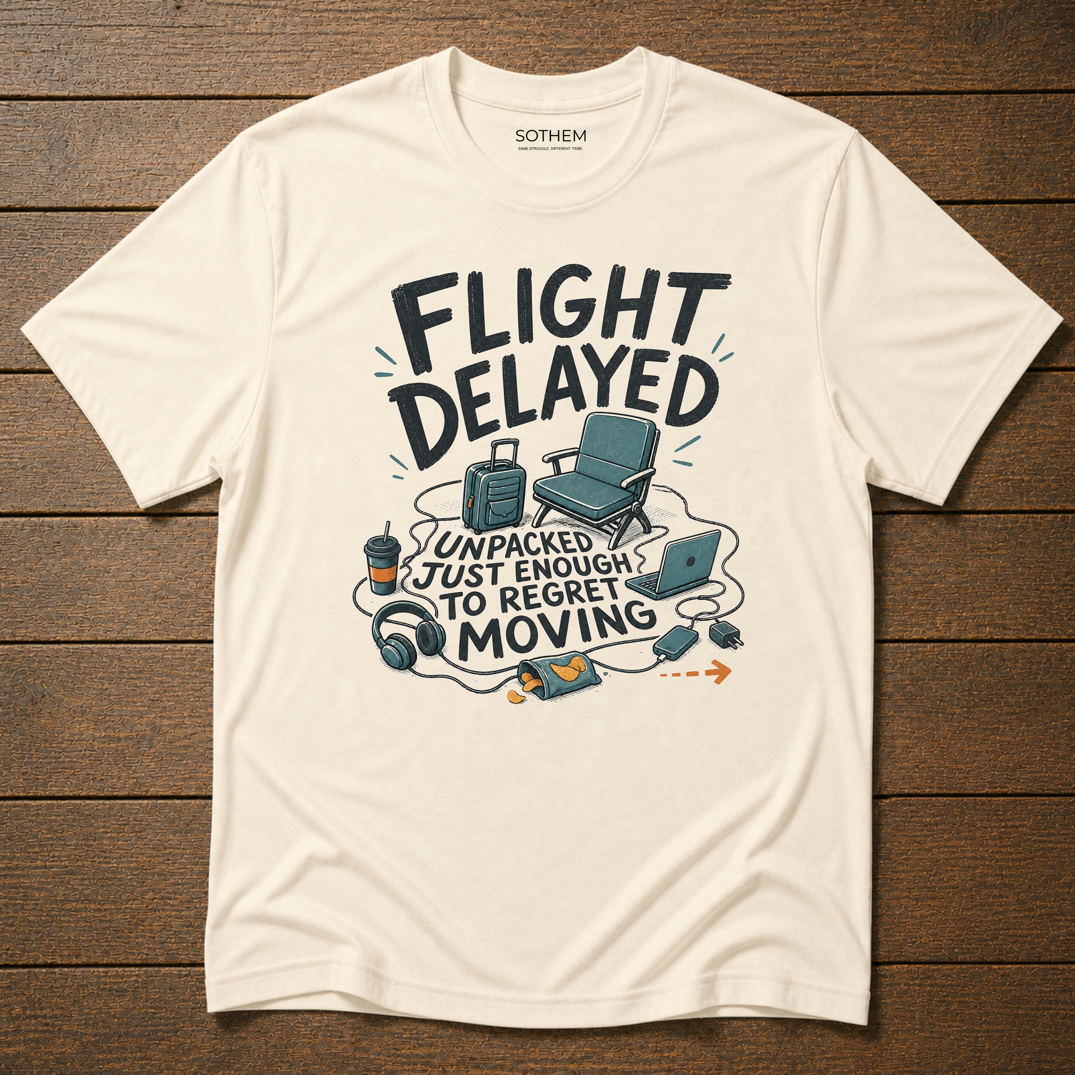 Flight Delay Gate Nest Tee