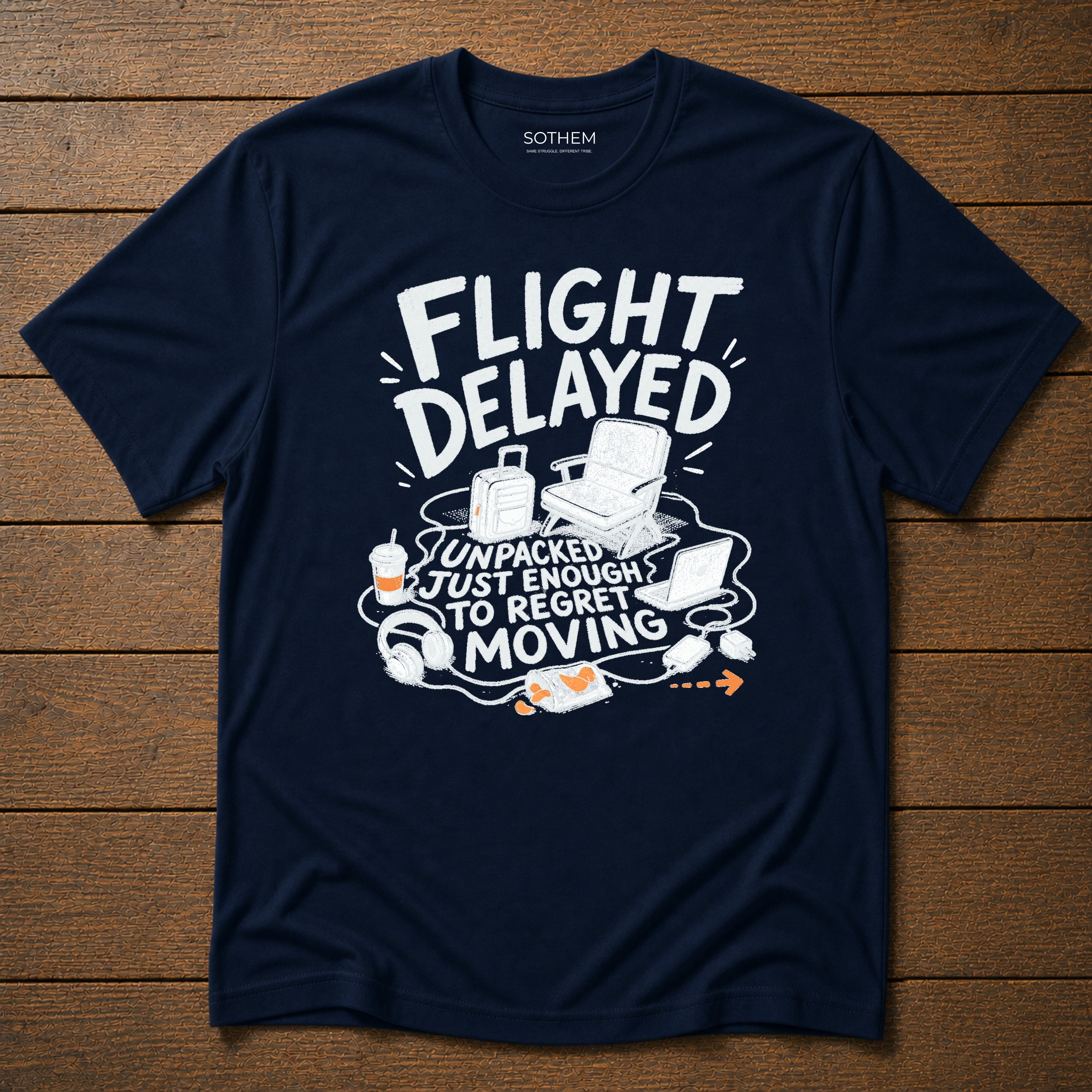Flight Delay Gate Nest Tee