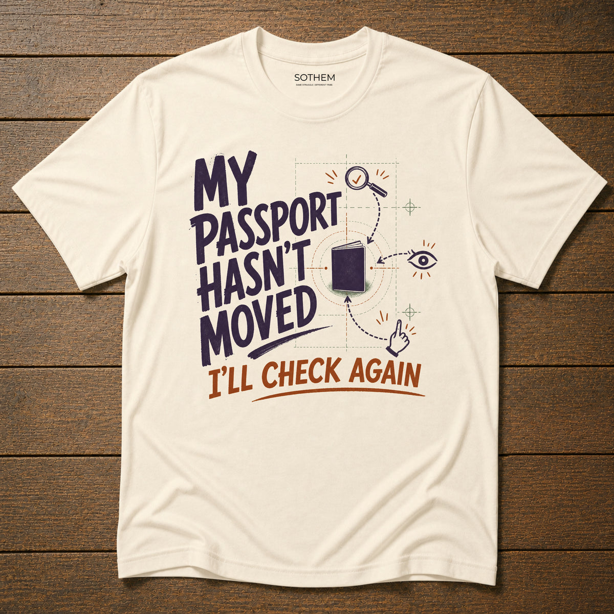 Passport Check Again Tee