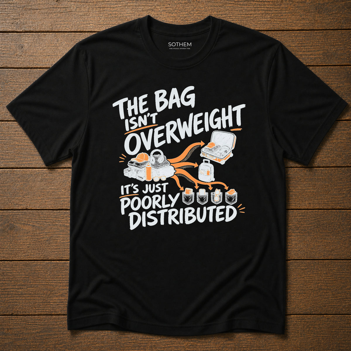 Overweight Bag Travel Tee