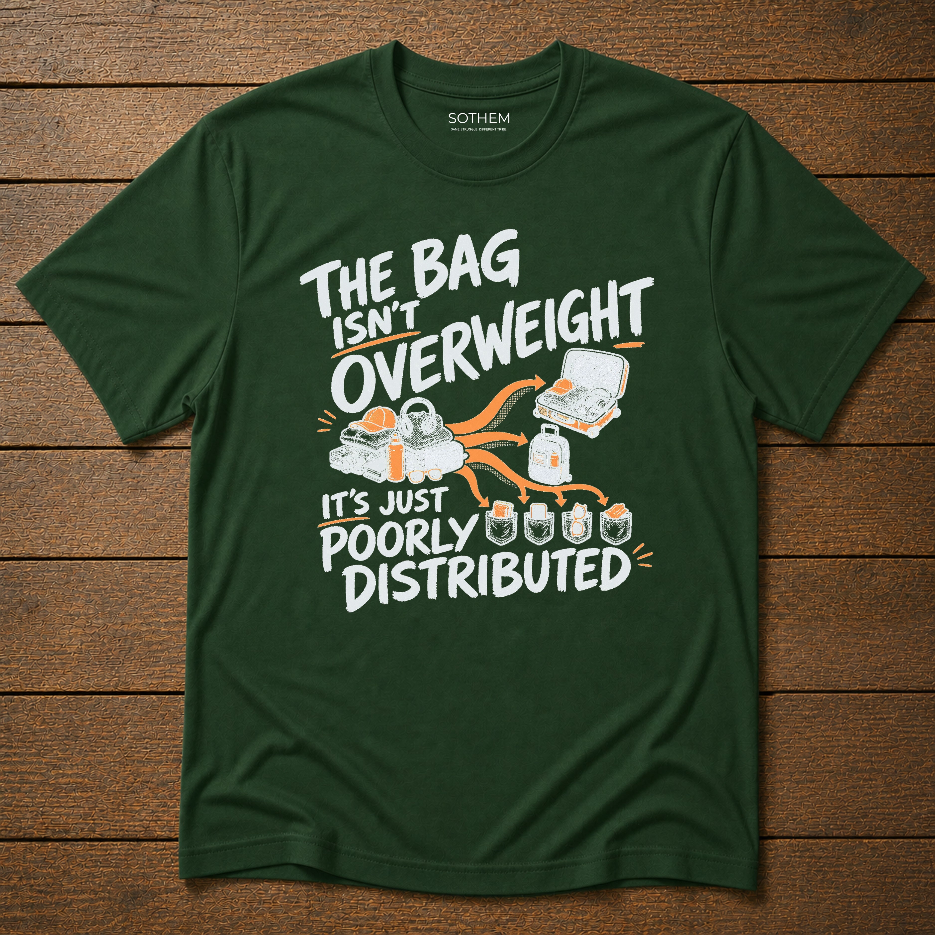 Overweight Bag Travel Tee