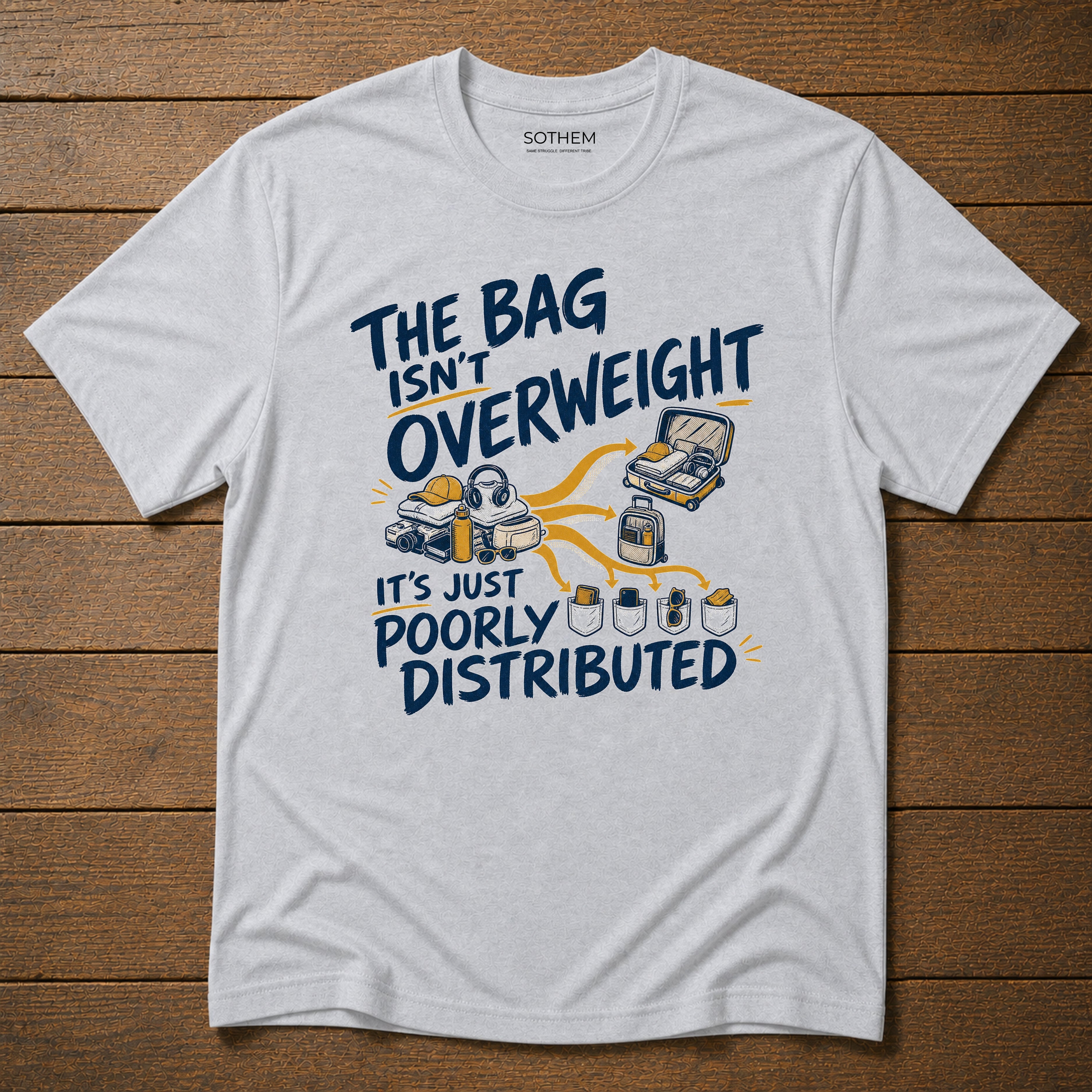 Overweight Bag Travel Tee