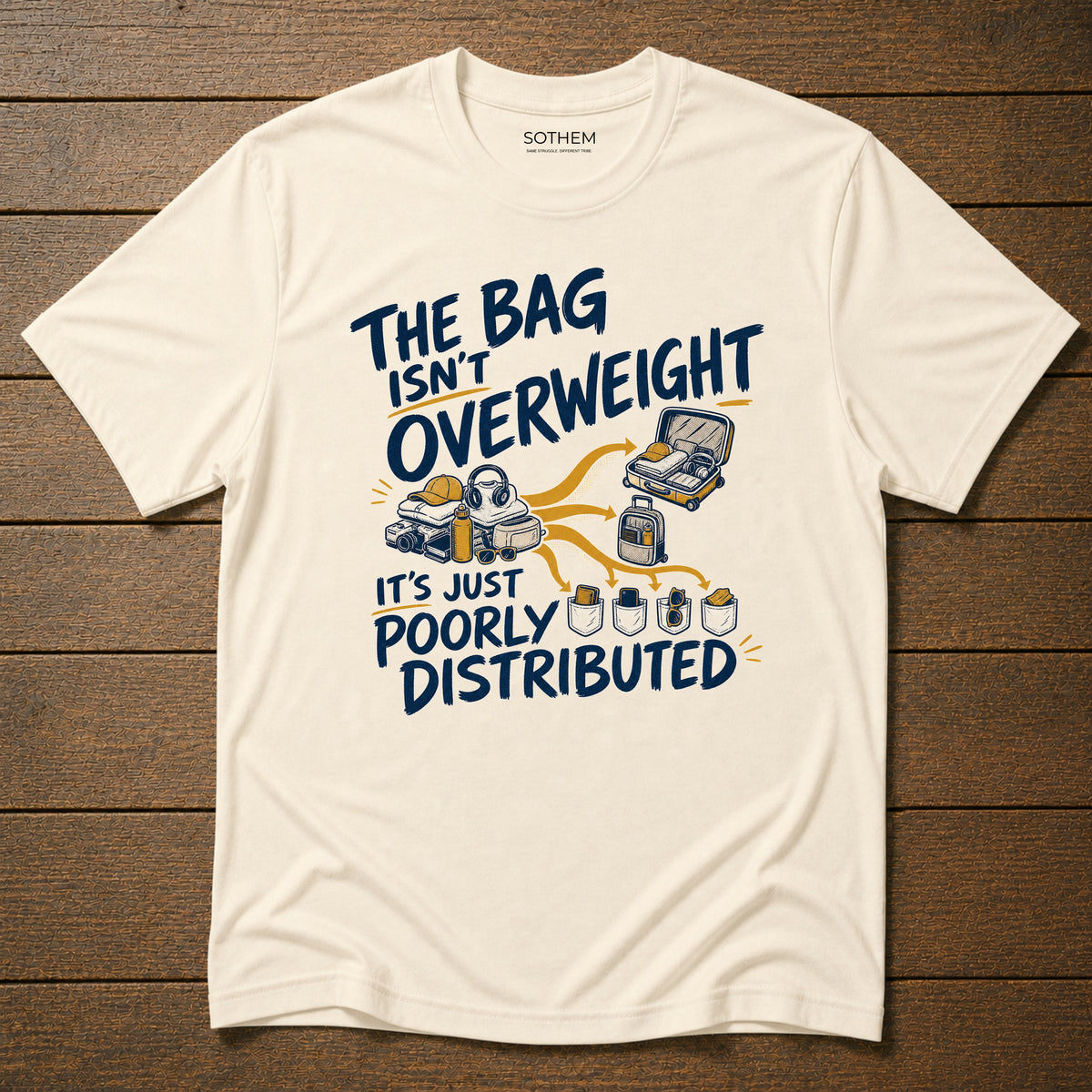 Overweight Bag Travel Tee