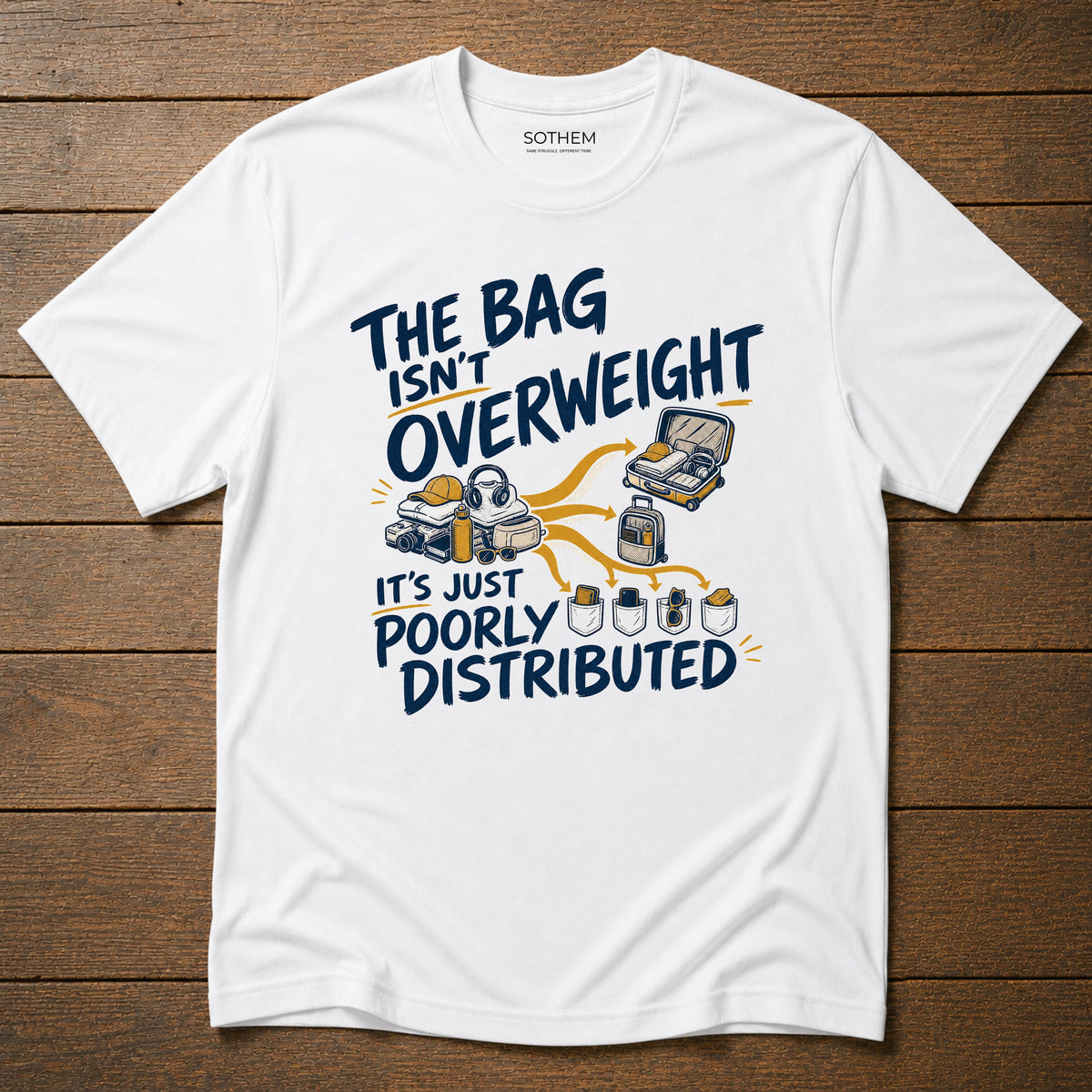 Overweight Bag Travel Tee