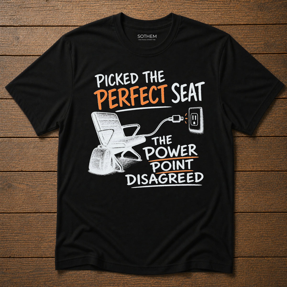 Power Point Disagreed Airport Tee
