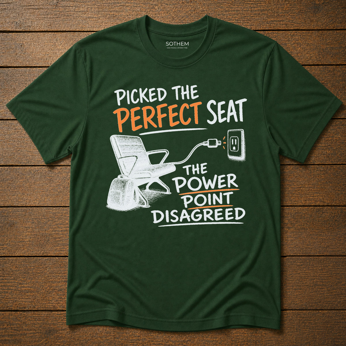 Power Point Disagreed Airport Tee