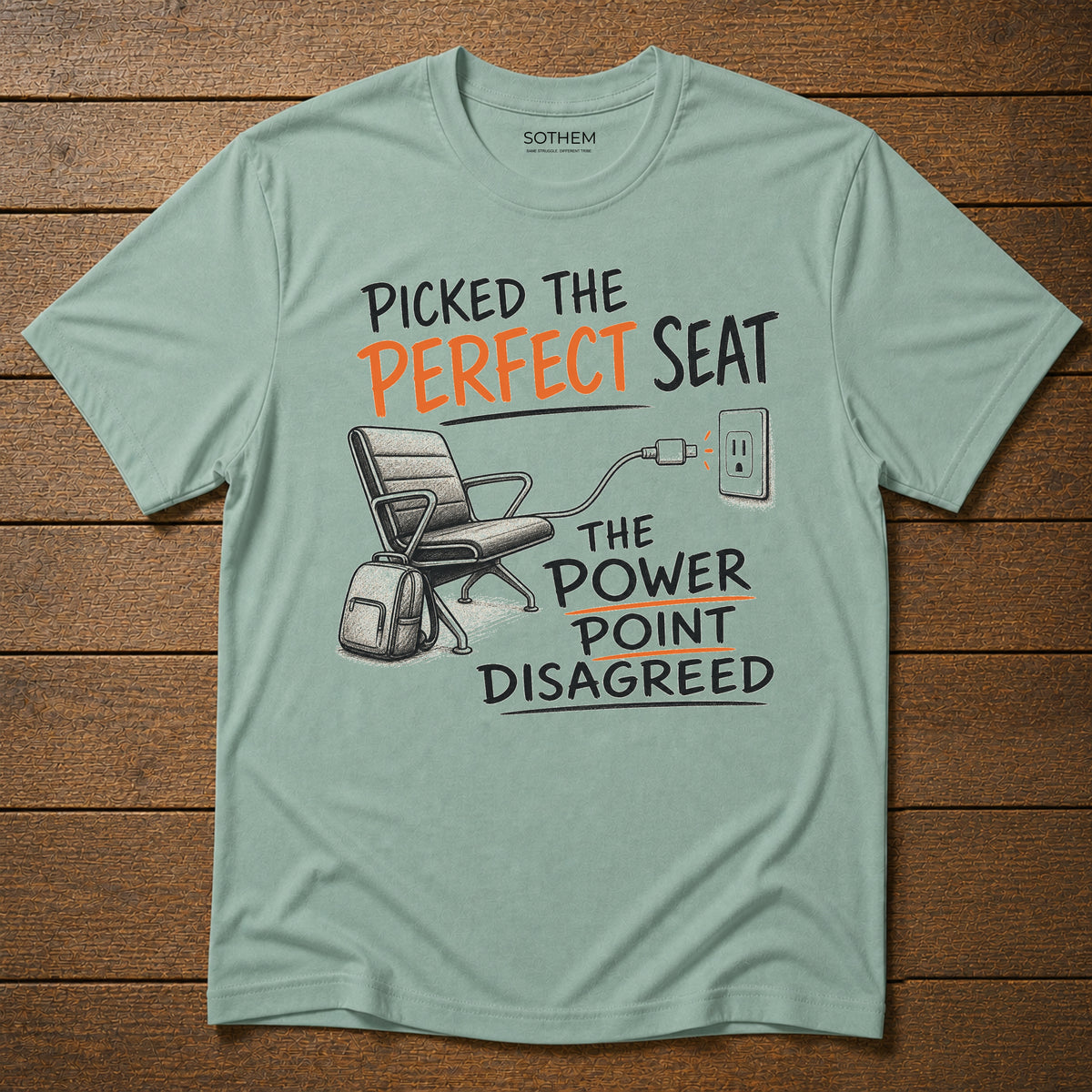 Power Point Disagreed Airport Tee
