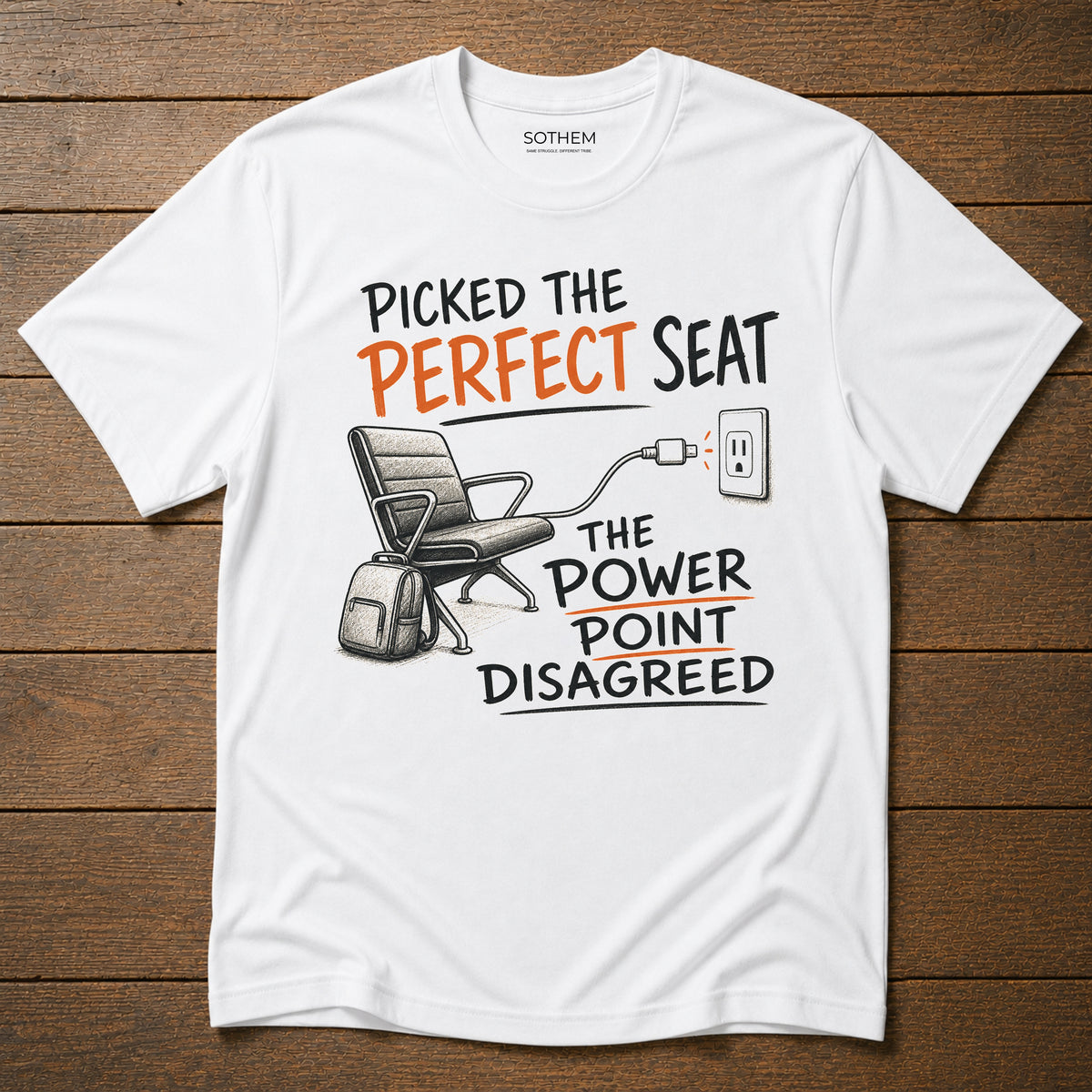 Power Point Disagreed Airport Tee