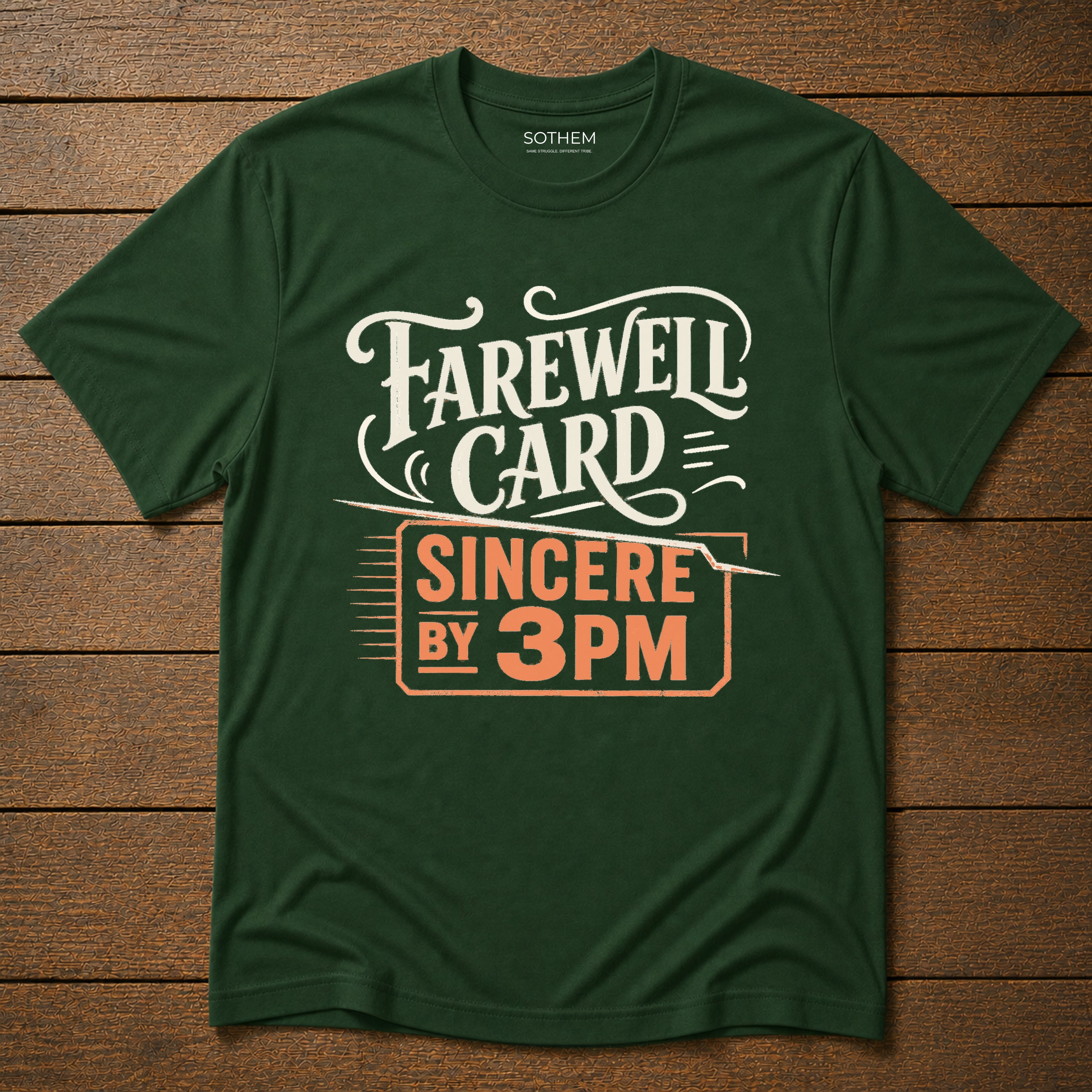 Farewell Card Workplace Tee