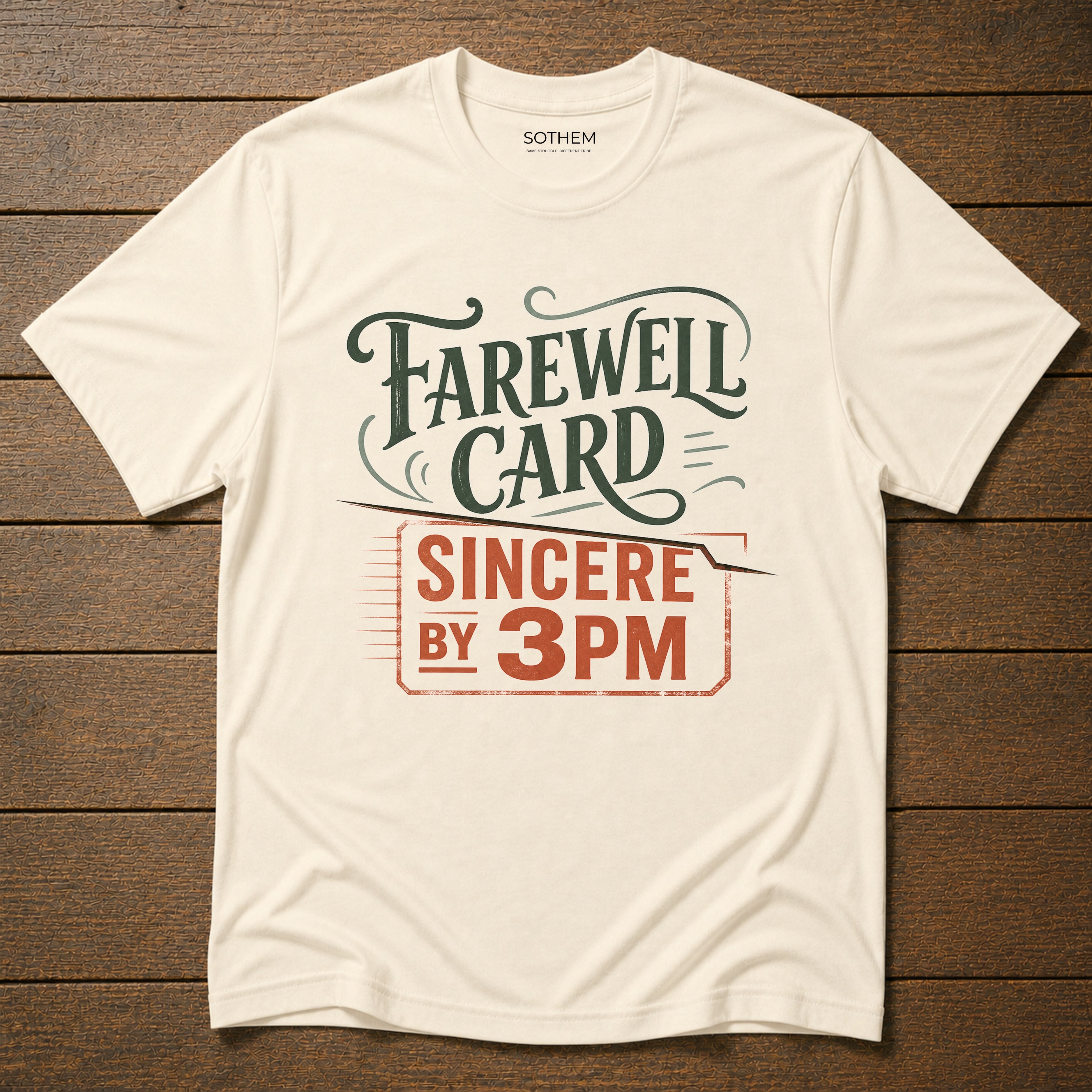 Farewell Card Workplace Tee