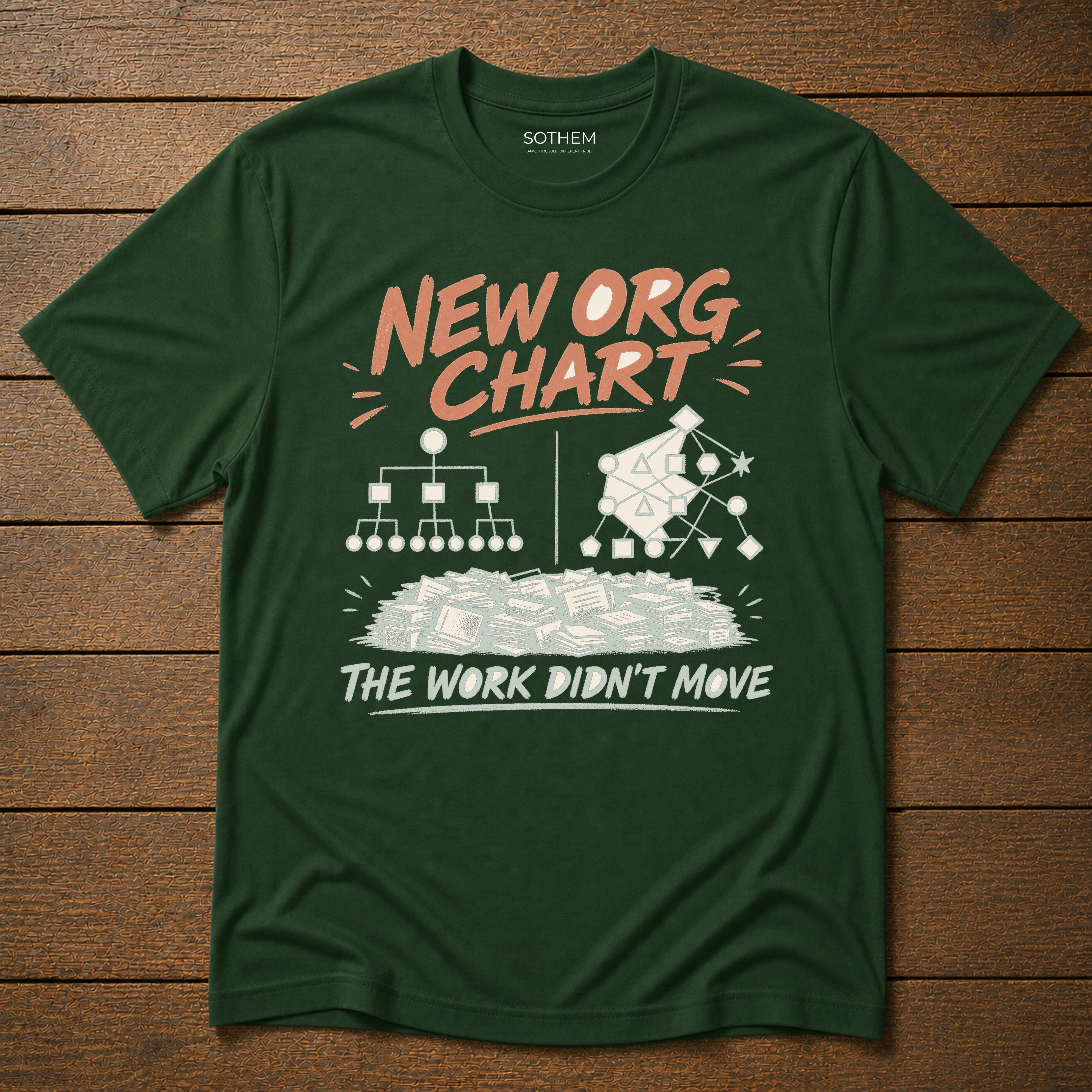Org Chart Workplace Tee