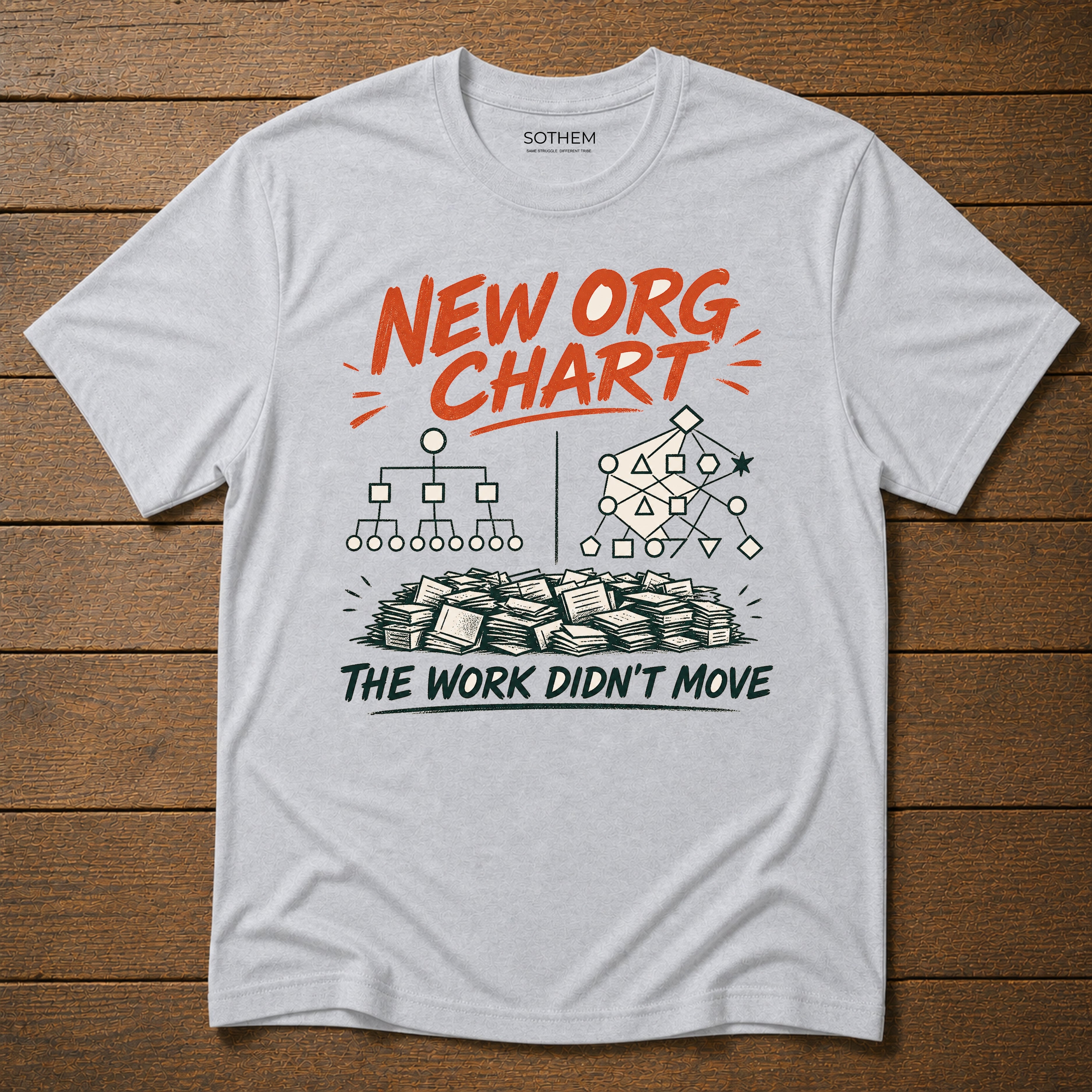 Org Chart Workplace Tee