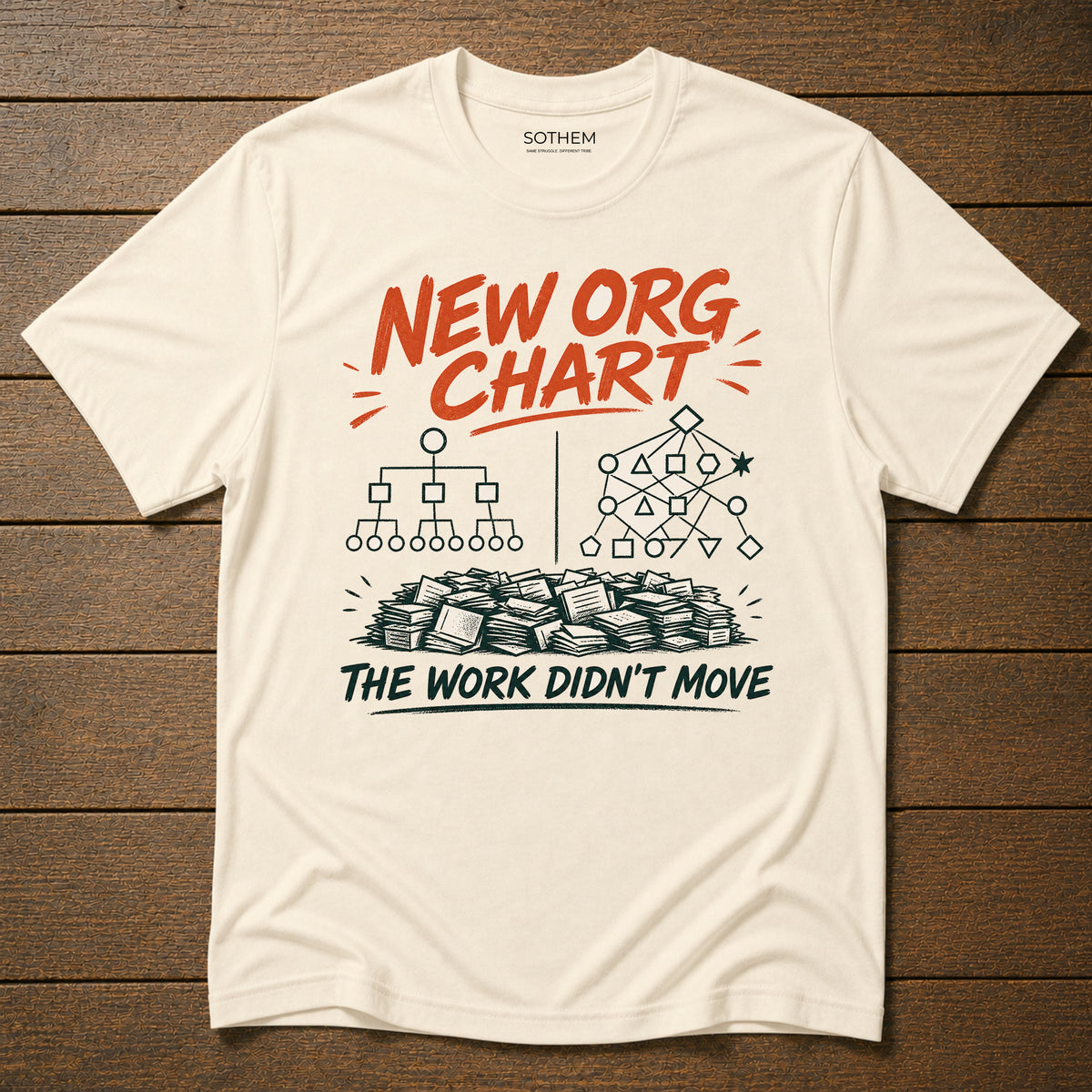 Org Chart Workplace Tee