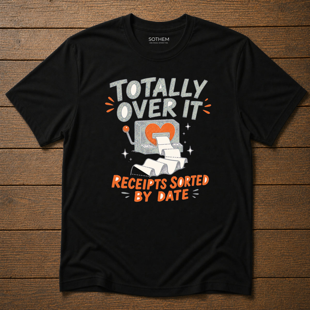 Receipts Sorted by Date Dating Tee