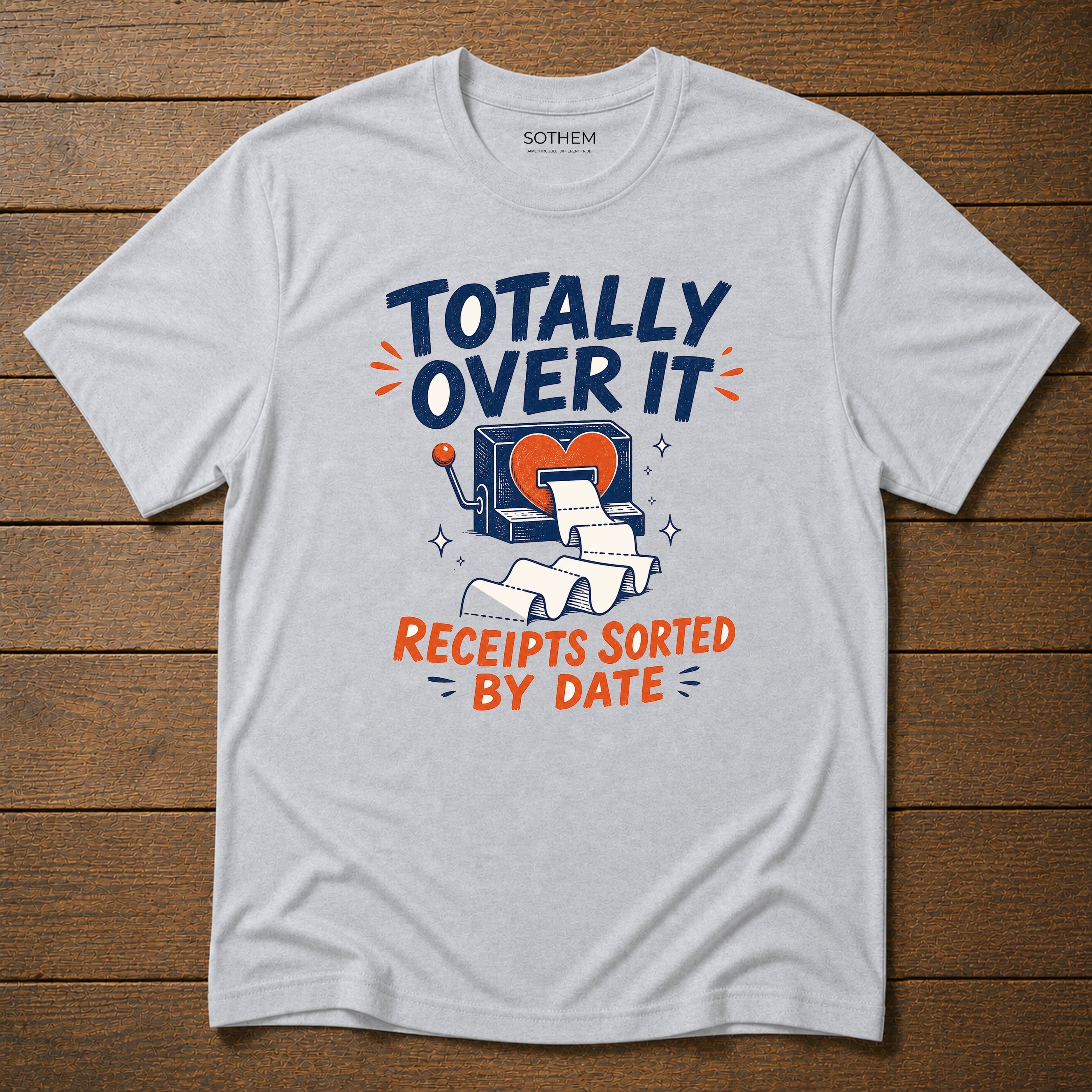 Receipts Sorted by Date Dating Tee