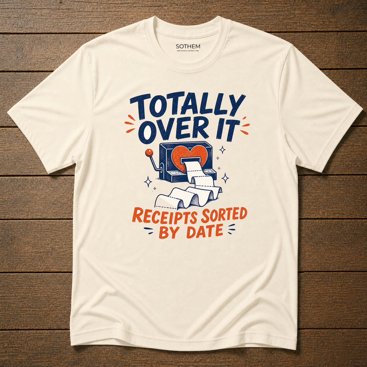 Receipts Sorted by Date Dating Tee