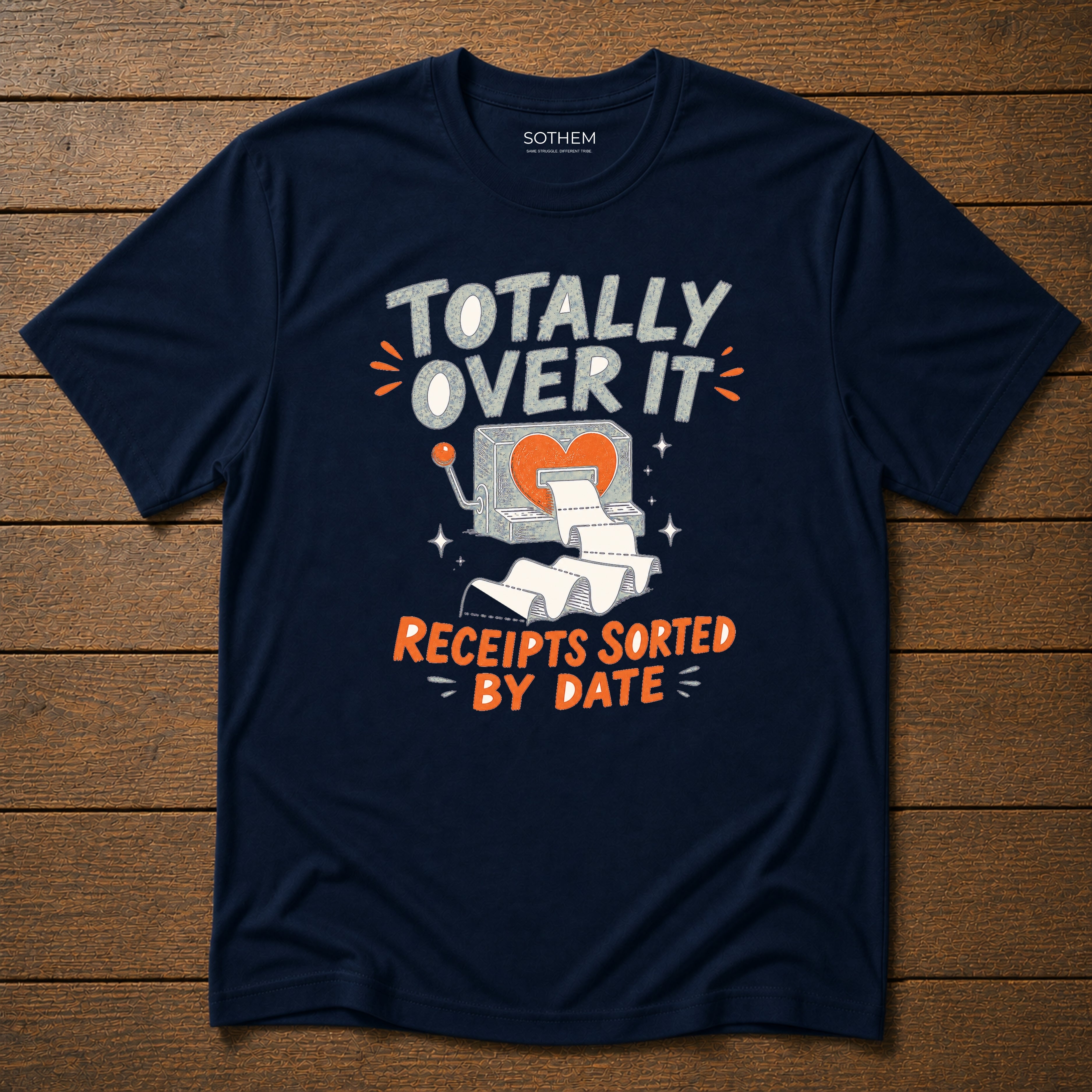 Receipts Sorted by Date Dating Tee