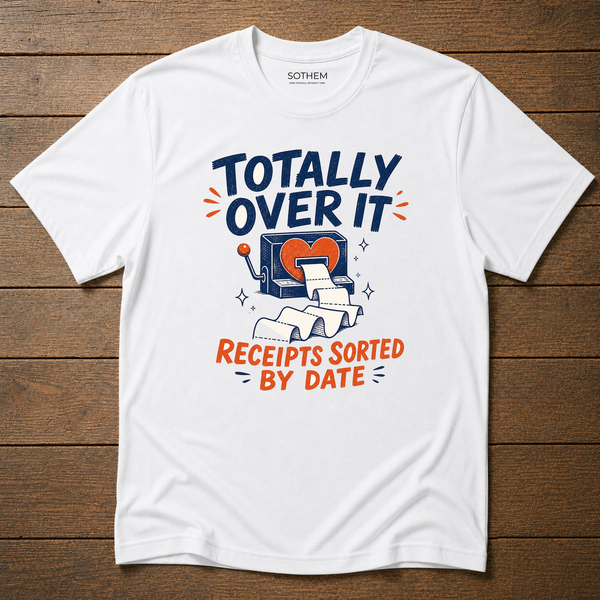 Receipts Sorted by Date Dating Tee
