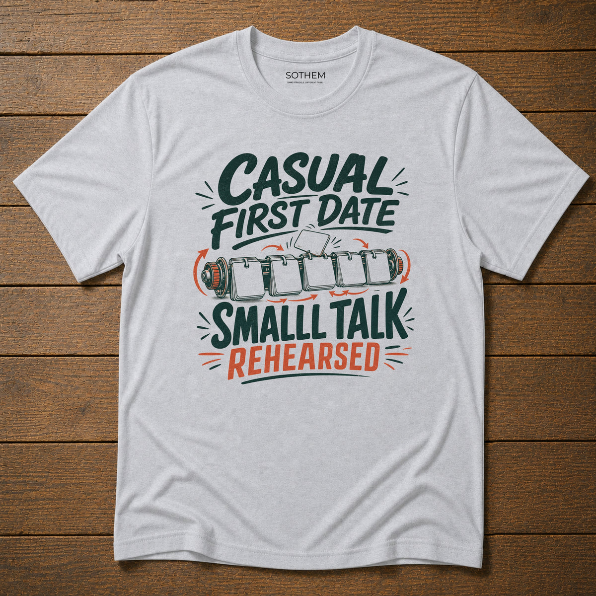 Casual First Date Small Talk Rehearsed Dating Tee