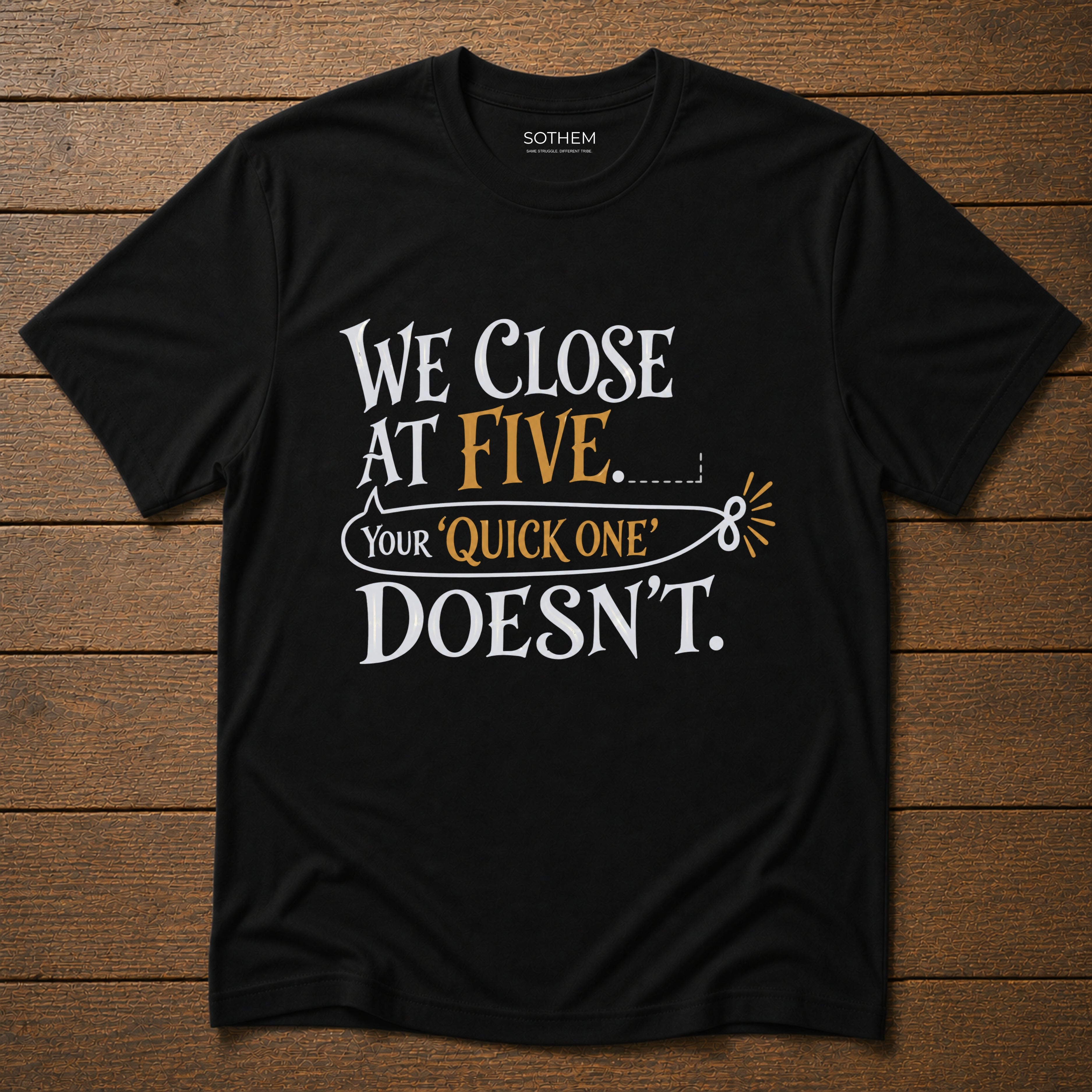 We Close at Five Tee
