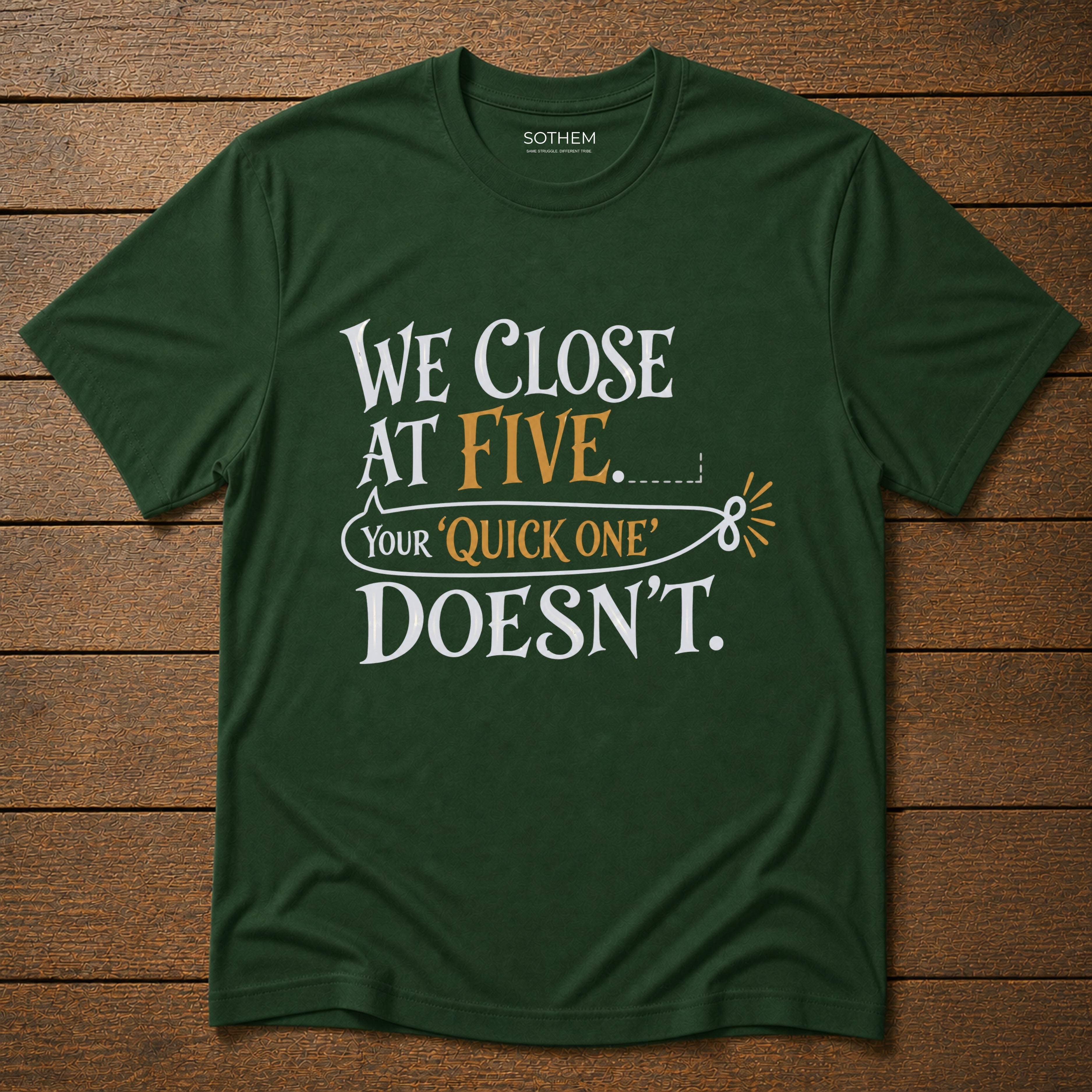 We Close at Five Tee