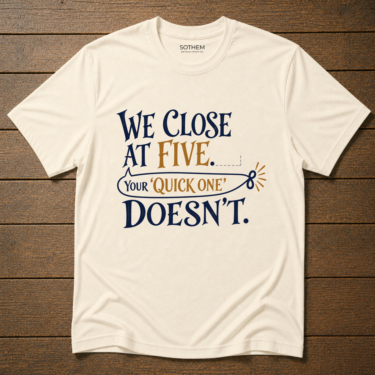 We Close at Five Tee