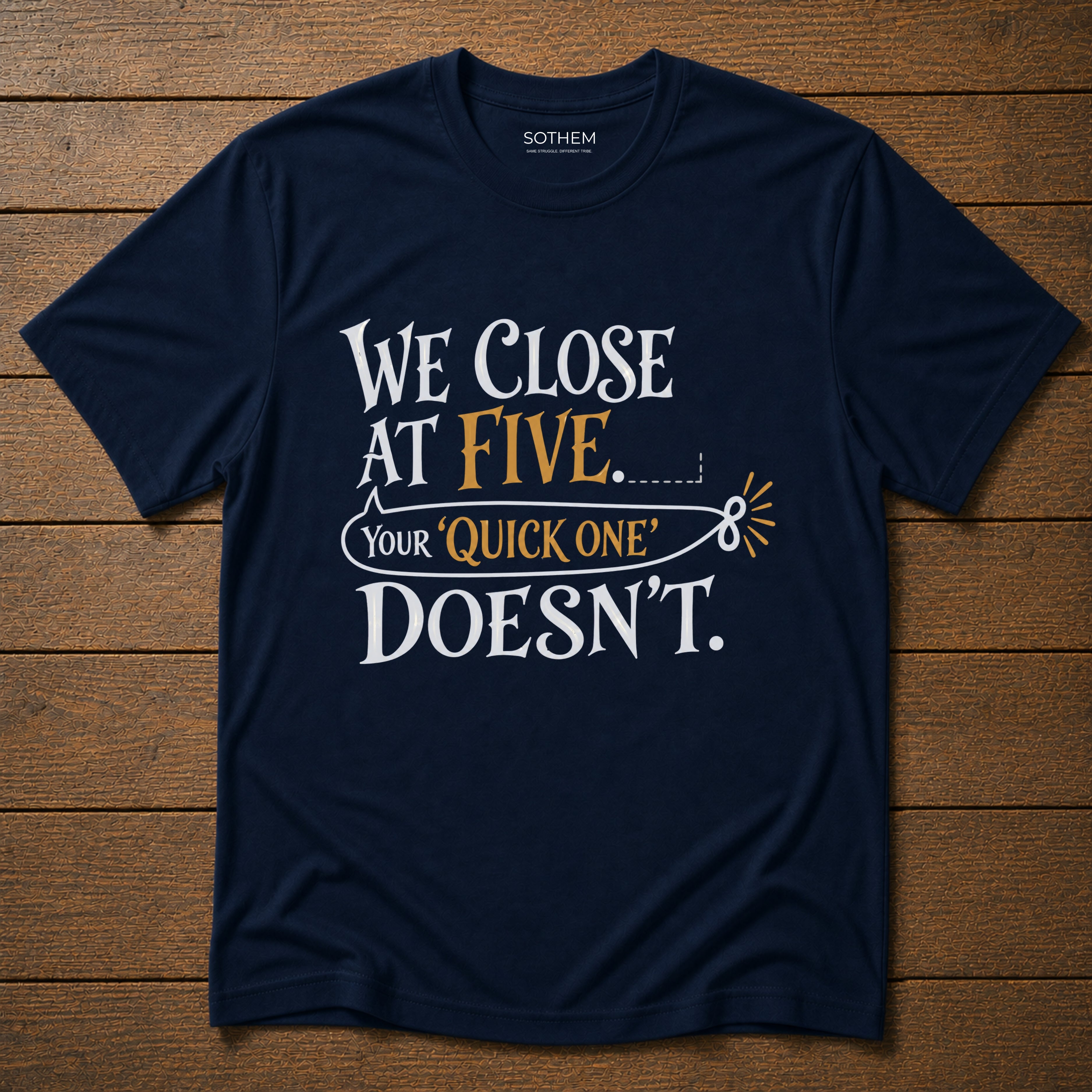 We Close at Five Tee