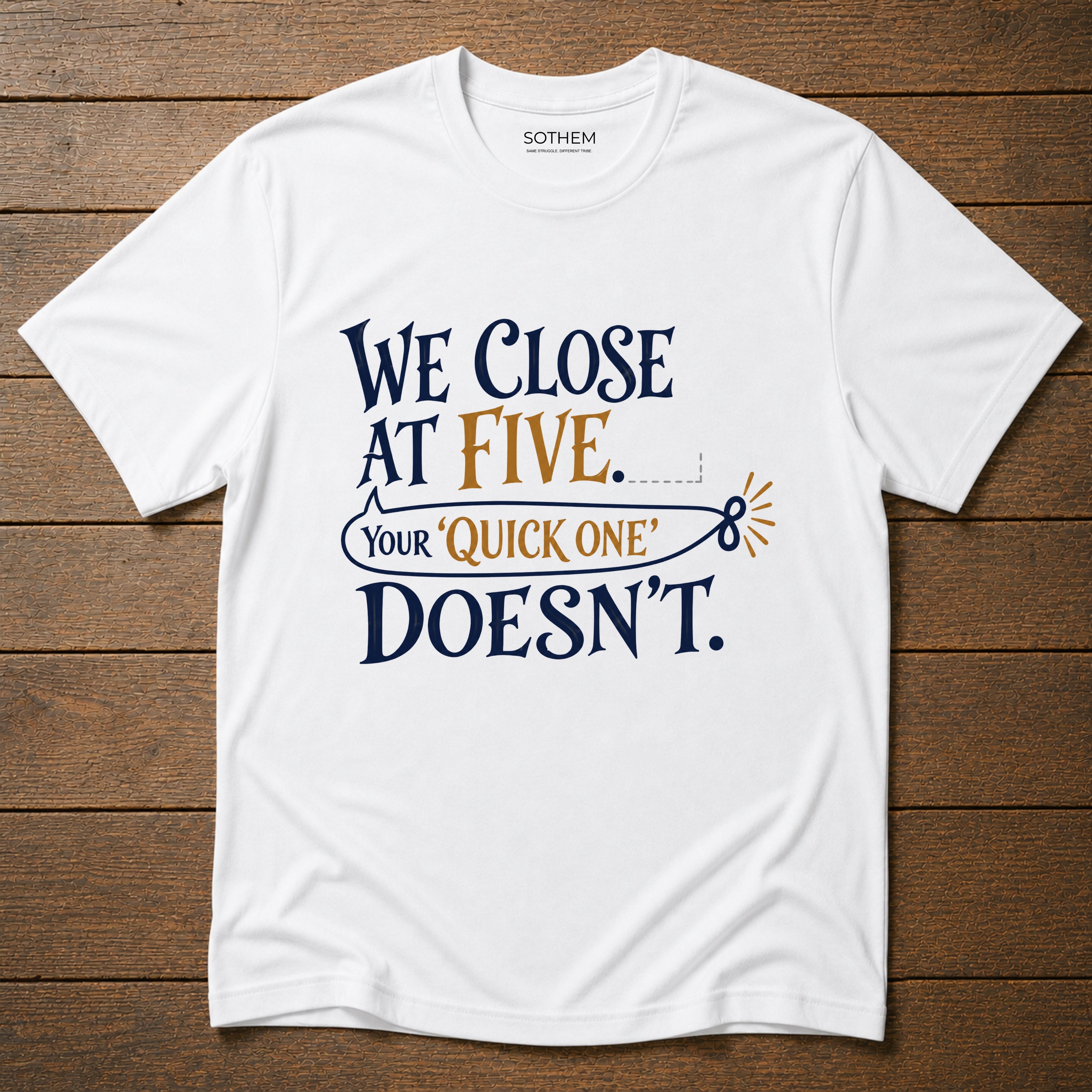 We Close at Five Tee
