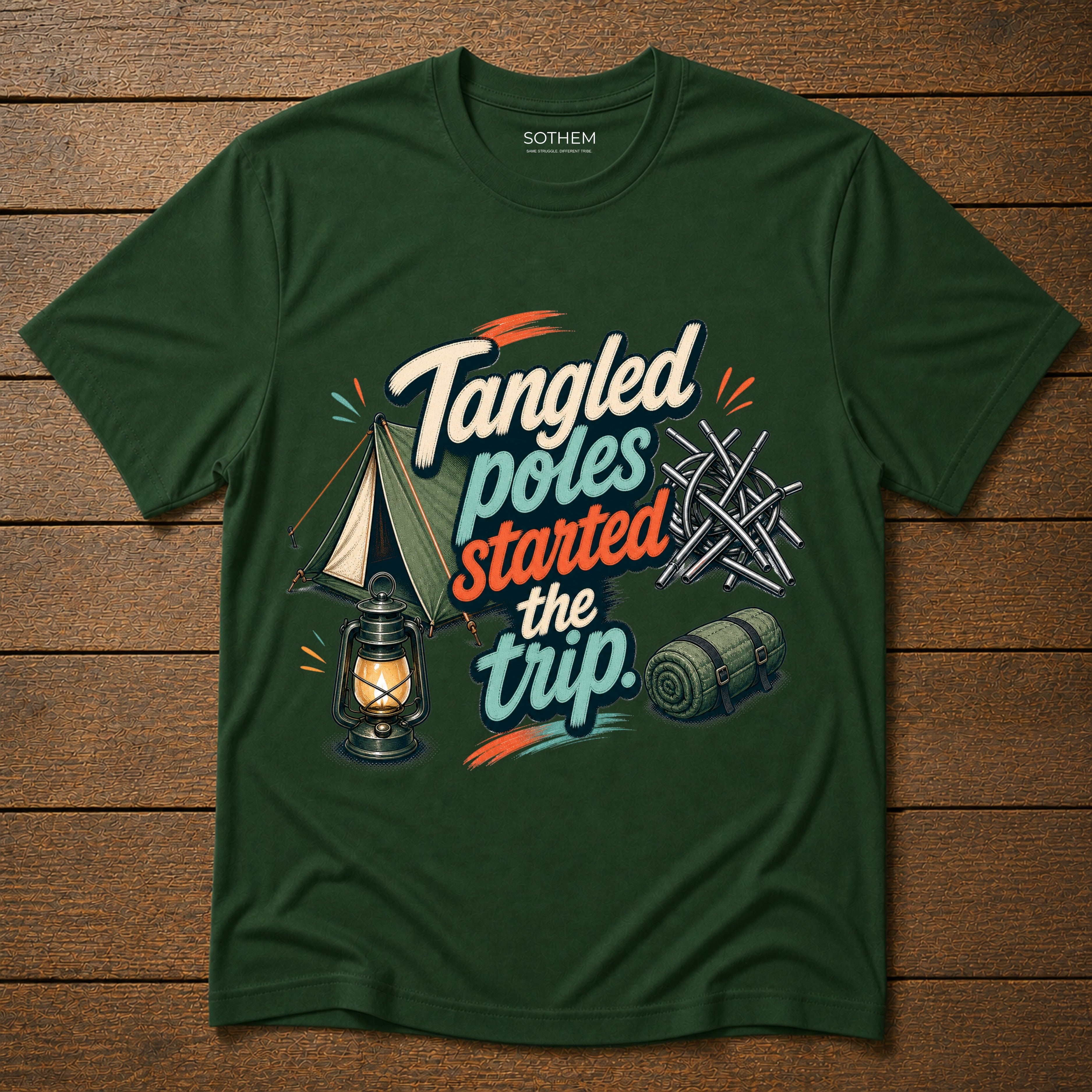 Tangled Poles Tee