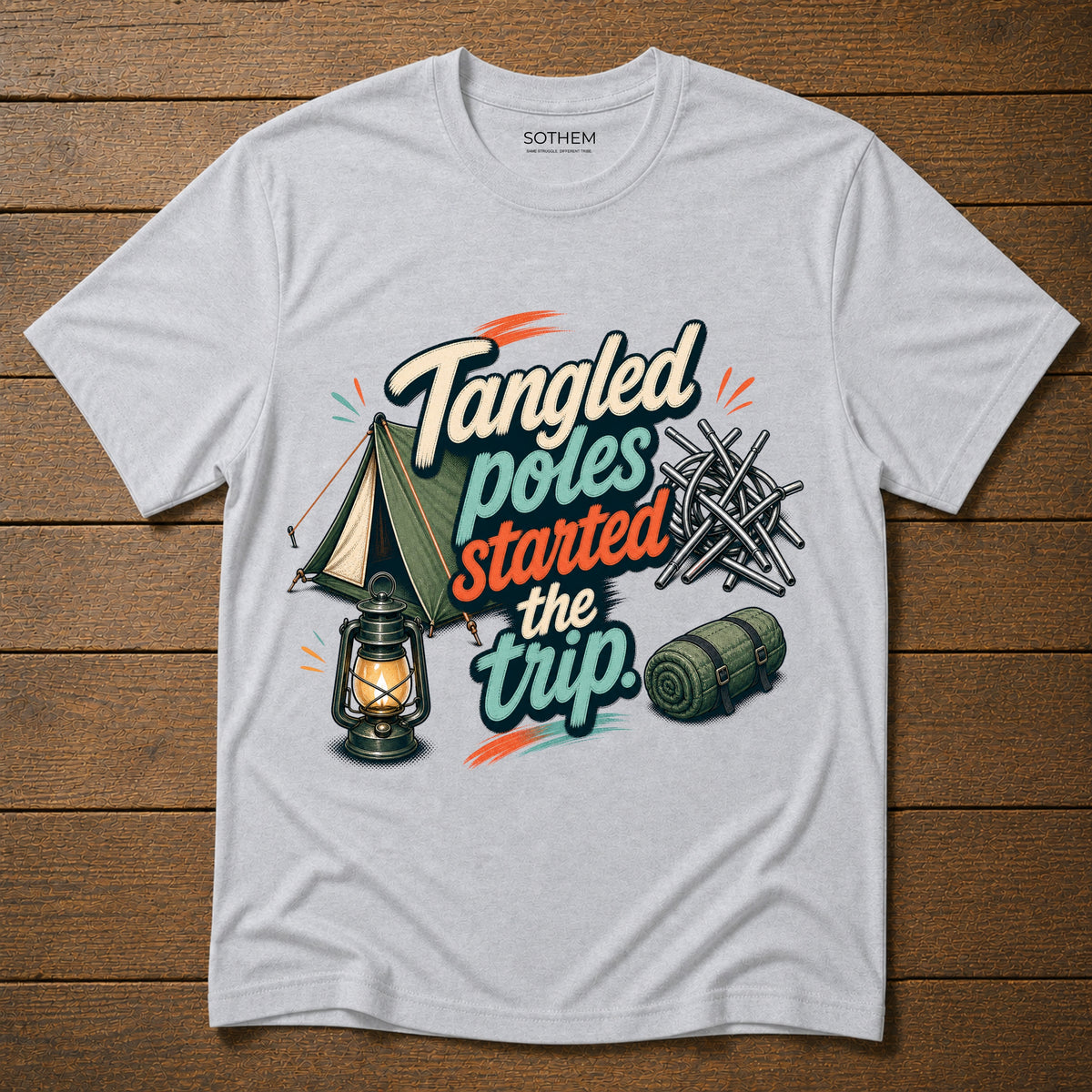 Tangled Poles Tee
