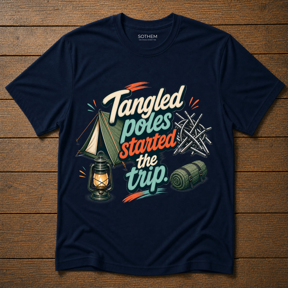 Tangled Poles Tee