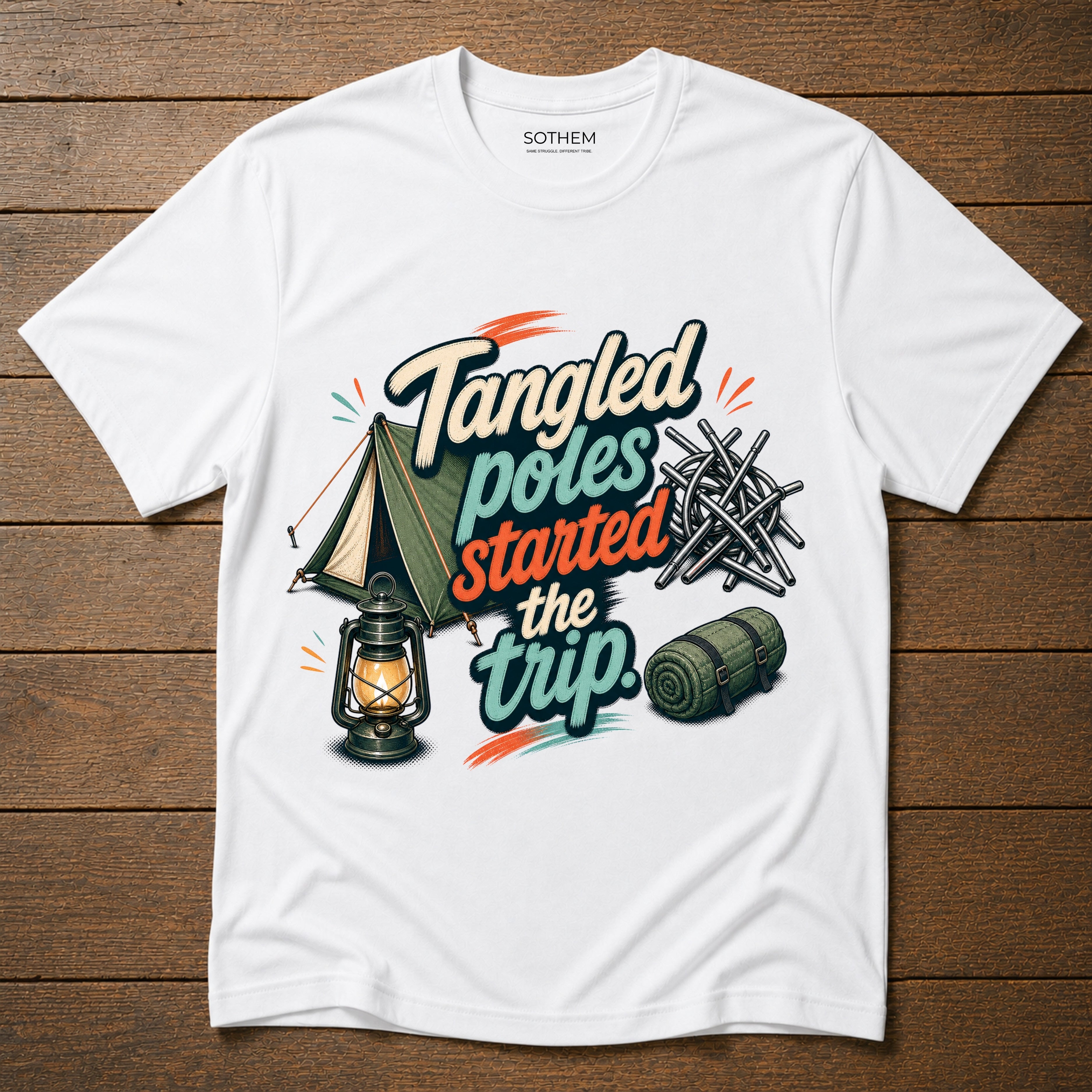 Tangled Poles Tee