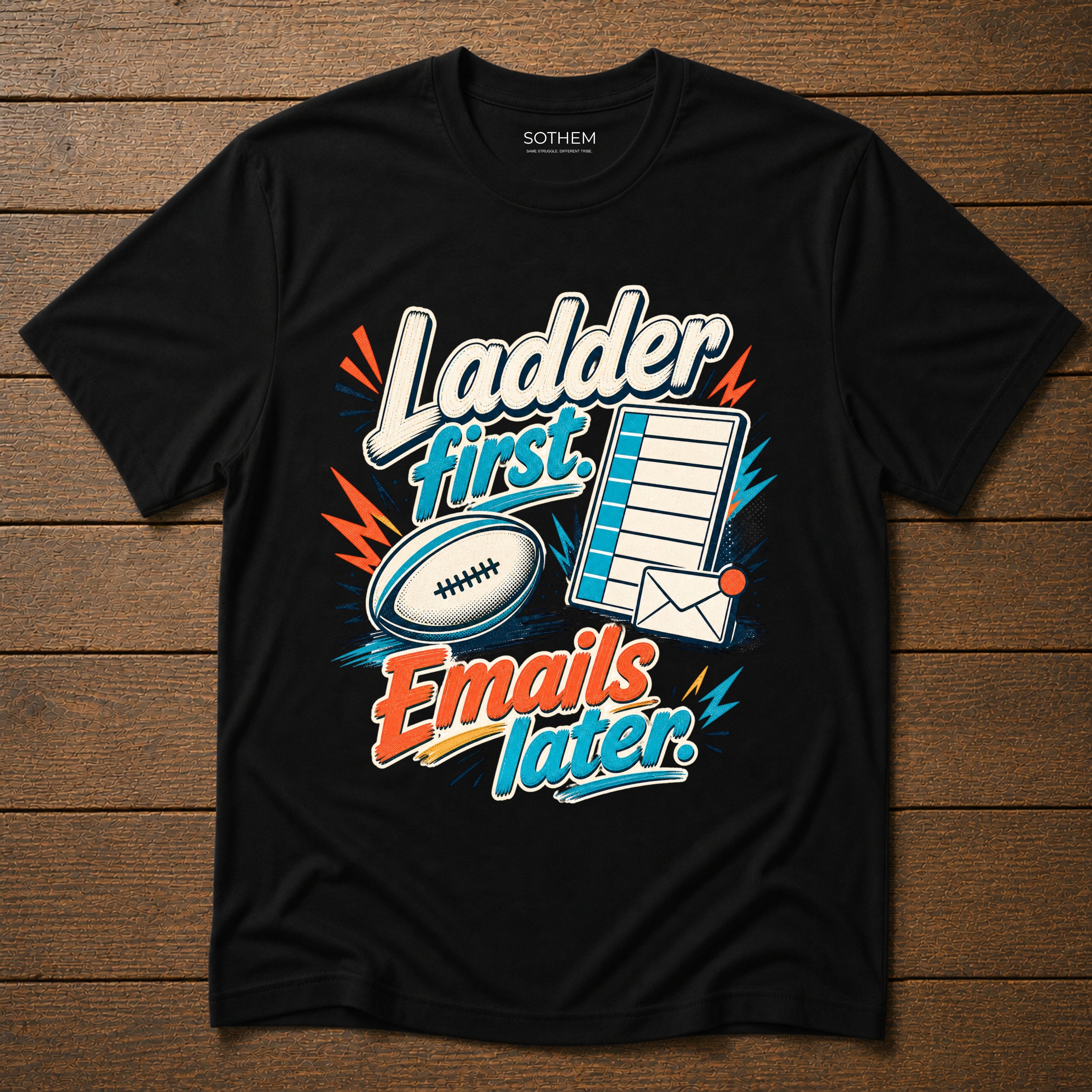 Emails Later Tee