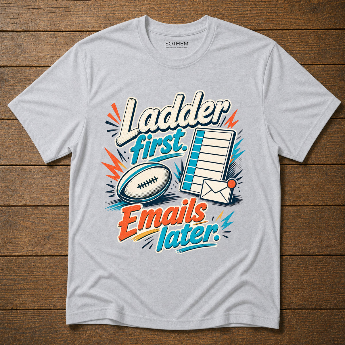 Emails Later Tee