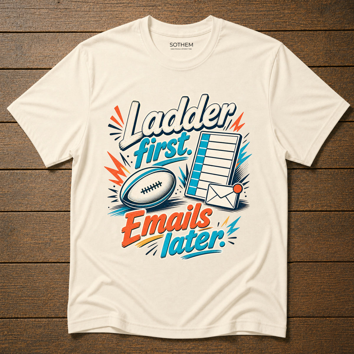 Emails Later Tee
