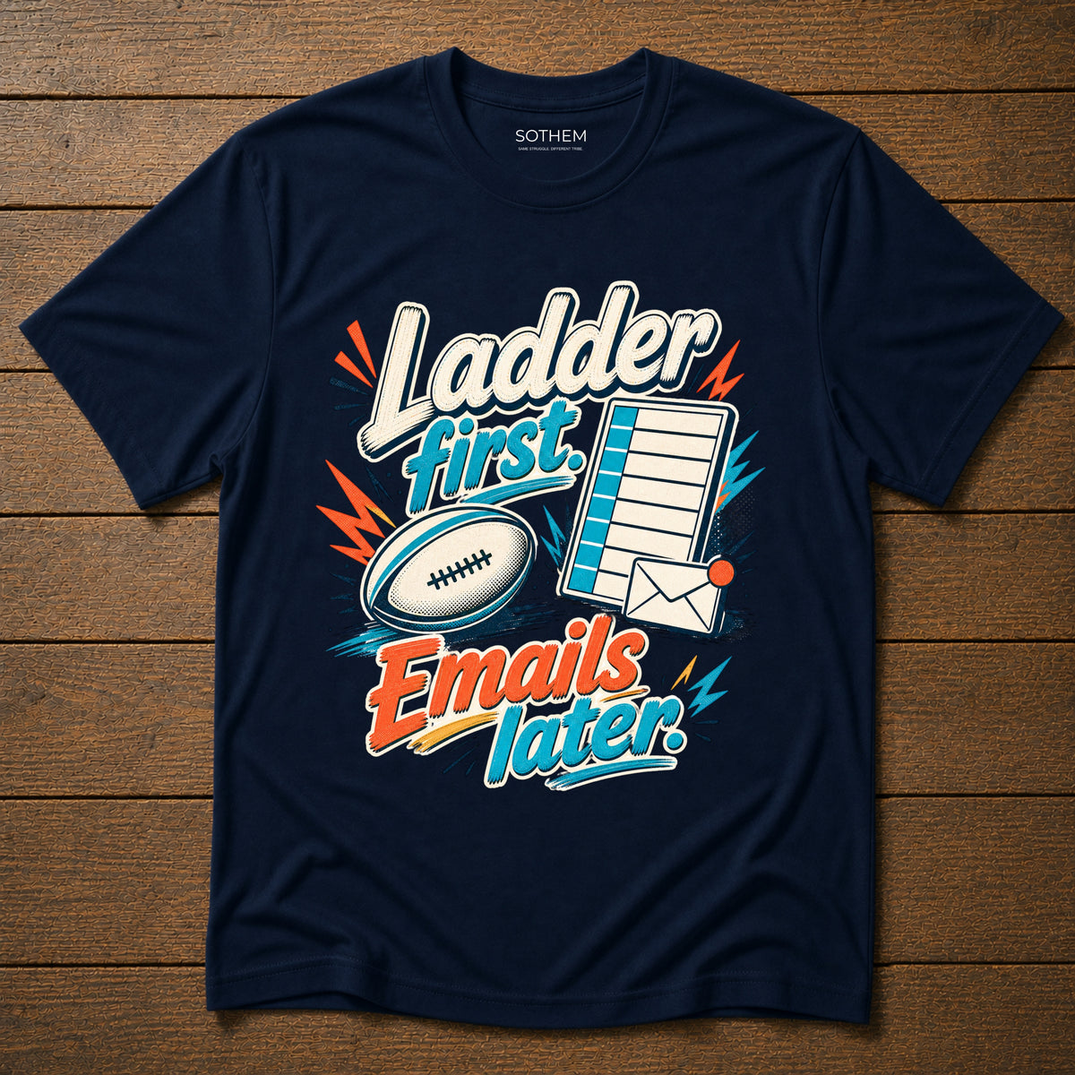 Emails Later Tee