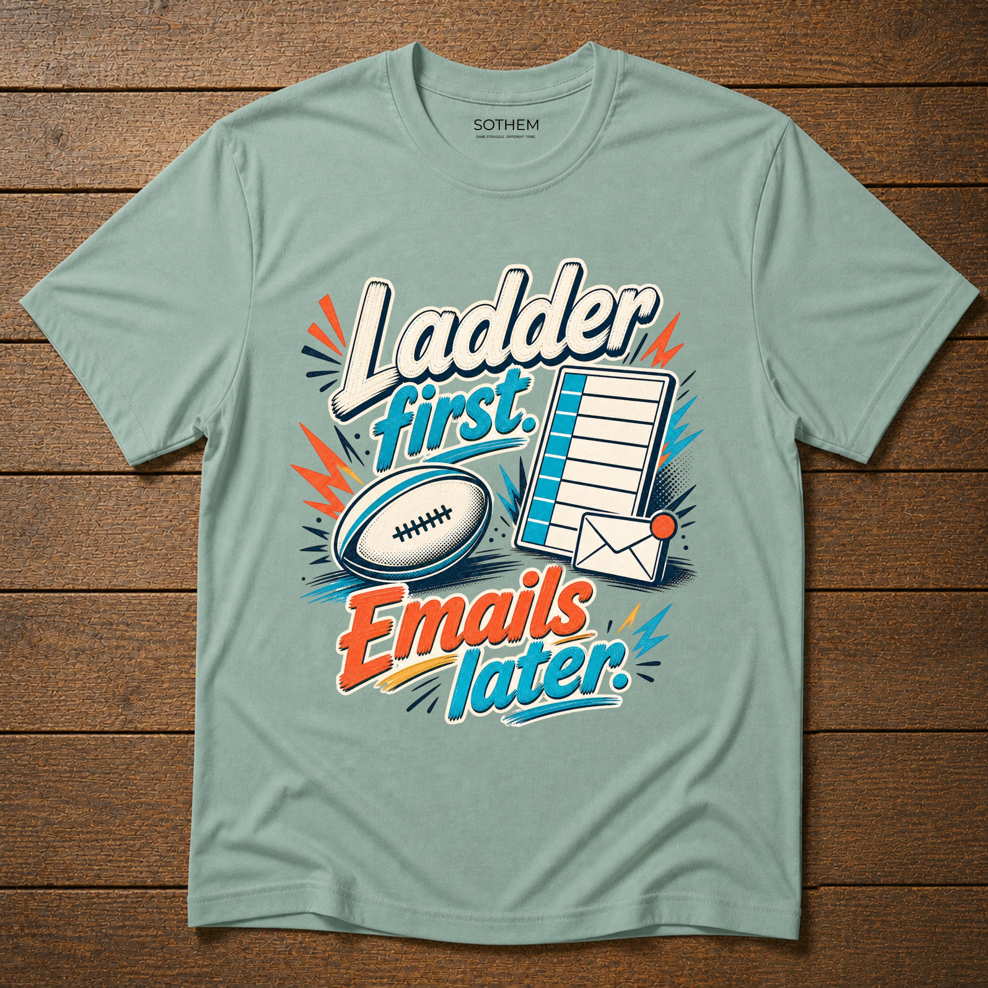 Emails Later Tee